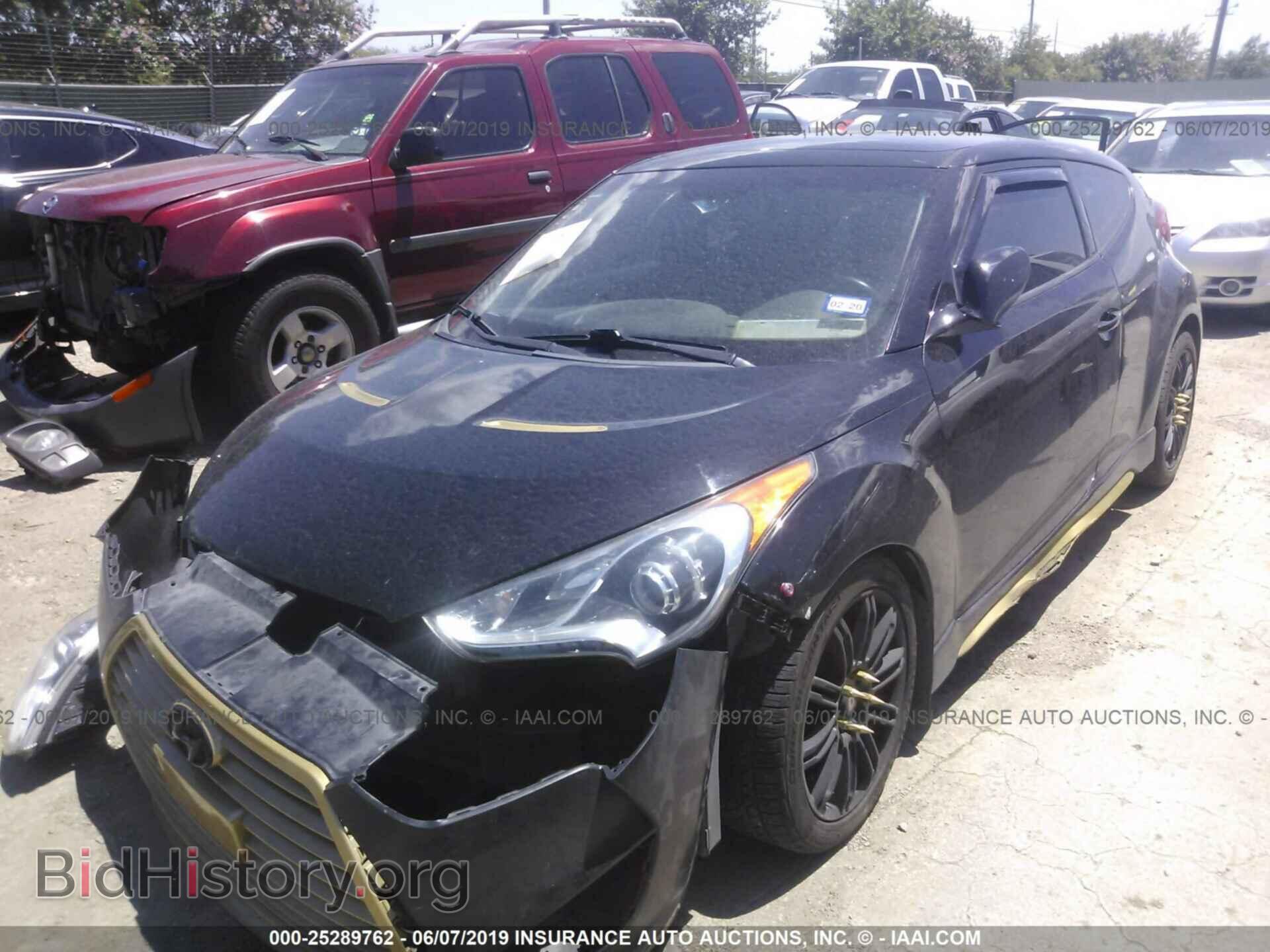 2013 HYUNDAI VELOSTER - VIN: KMHTC6AE2DU083393 - Фото 2