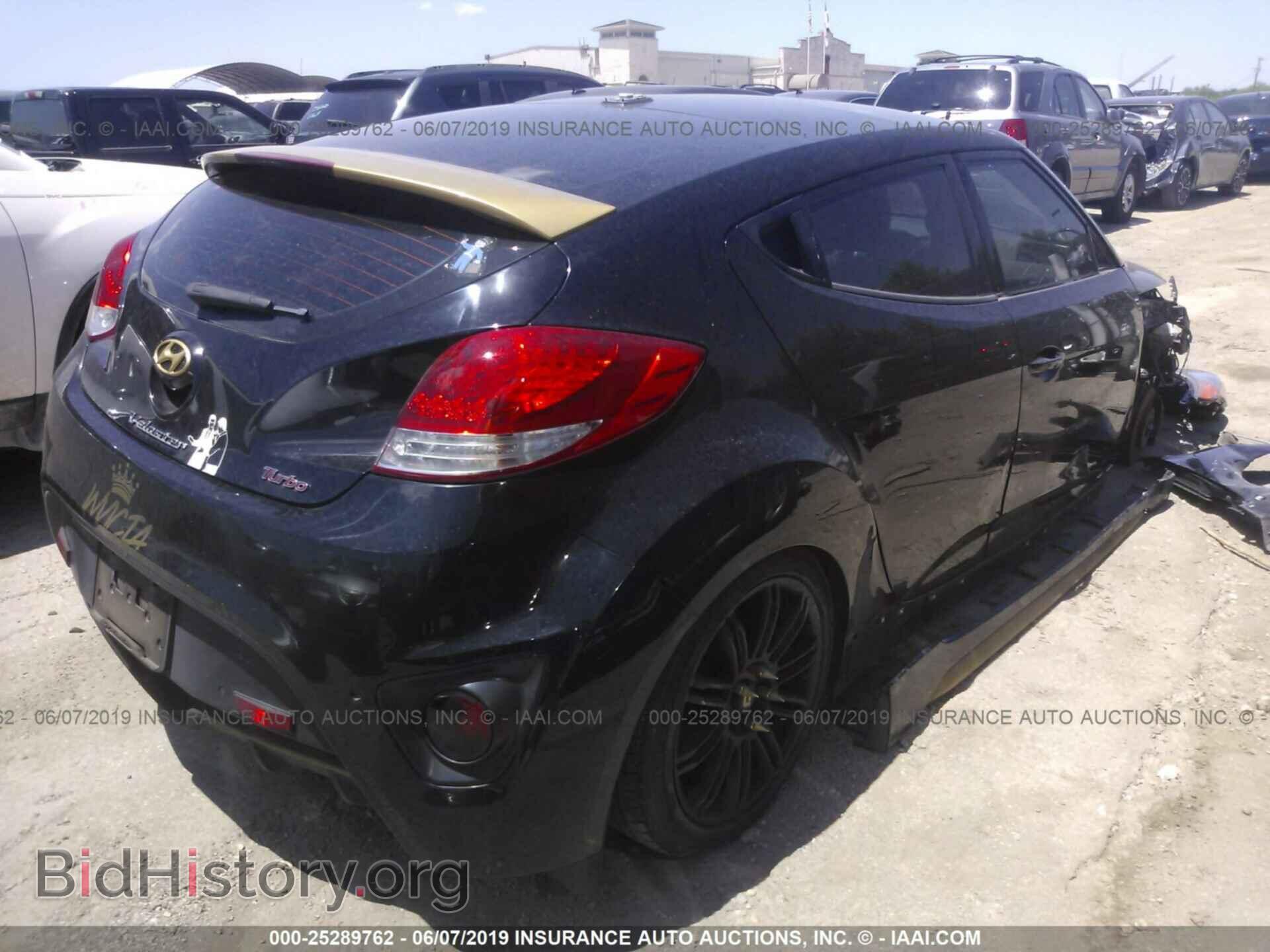 2013 HYUNDAI VELOSTER - VIN: KMHTC6AE2DU083393 - Фото 4