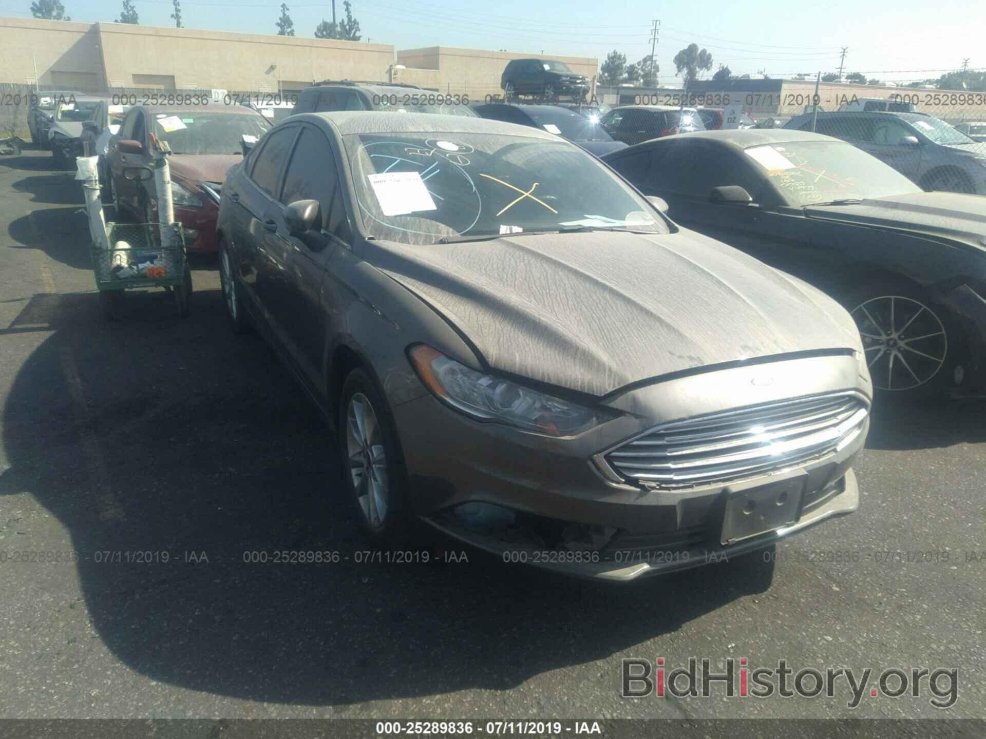 Photo 3FA6P0HD0HR284325 - FORD FUSION 2017