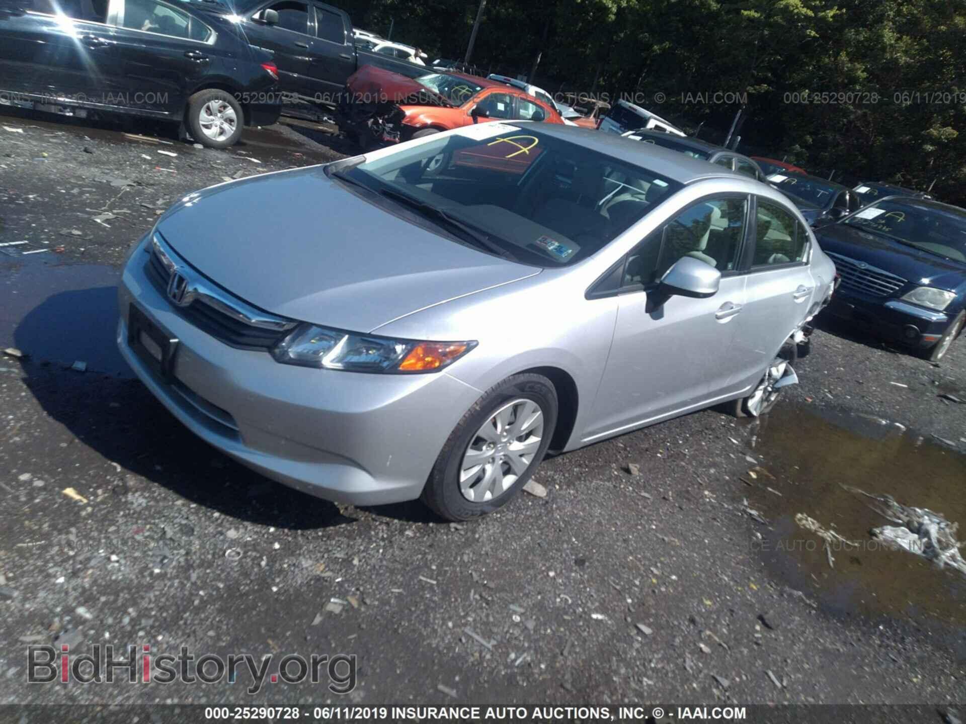 2012 HONDA CIVIC - VIN: 19XFB2F50CE390936 - Фото 2