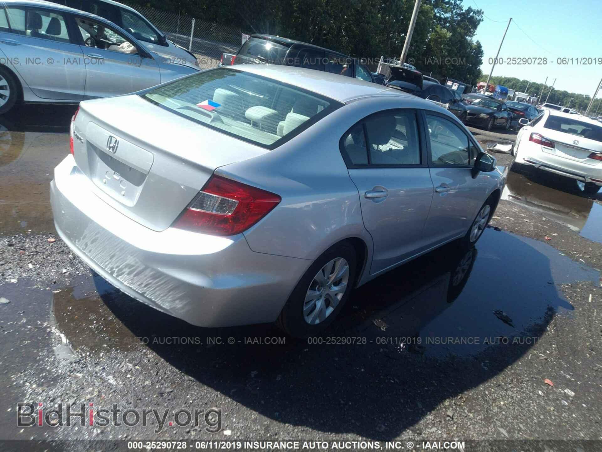 2012 HONDA CIVIC - VIN: 19XFB2F50CE390936 - Фото 4
