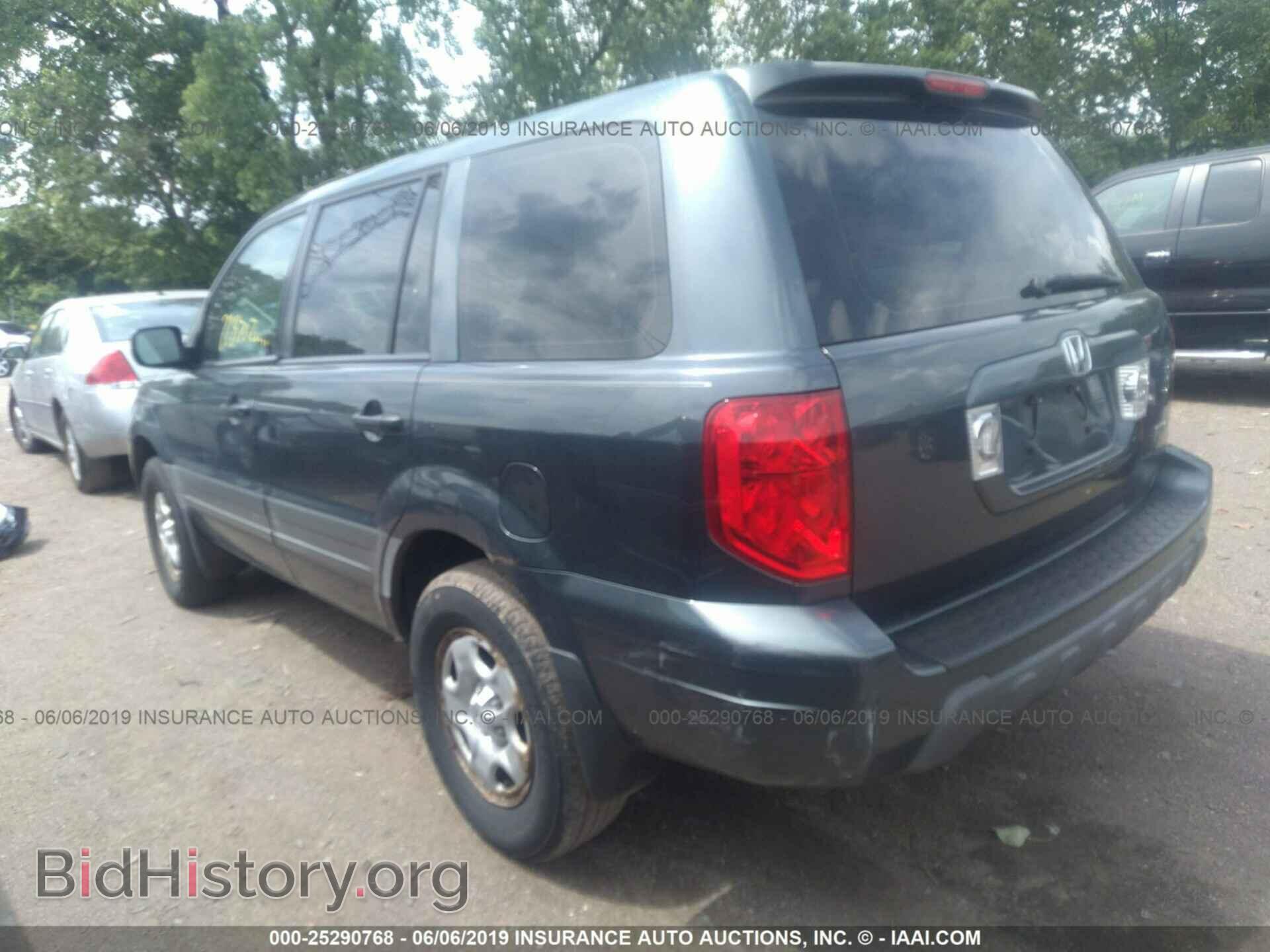 2005 HONDA PILOT - VIN: 2HKYF18185H554854 - Фото 3