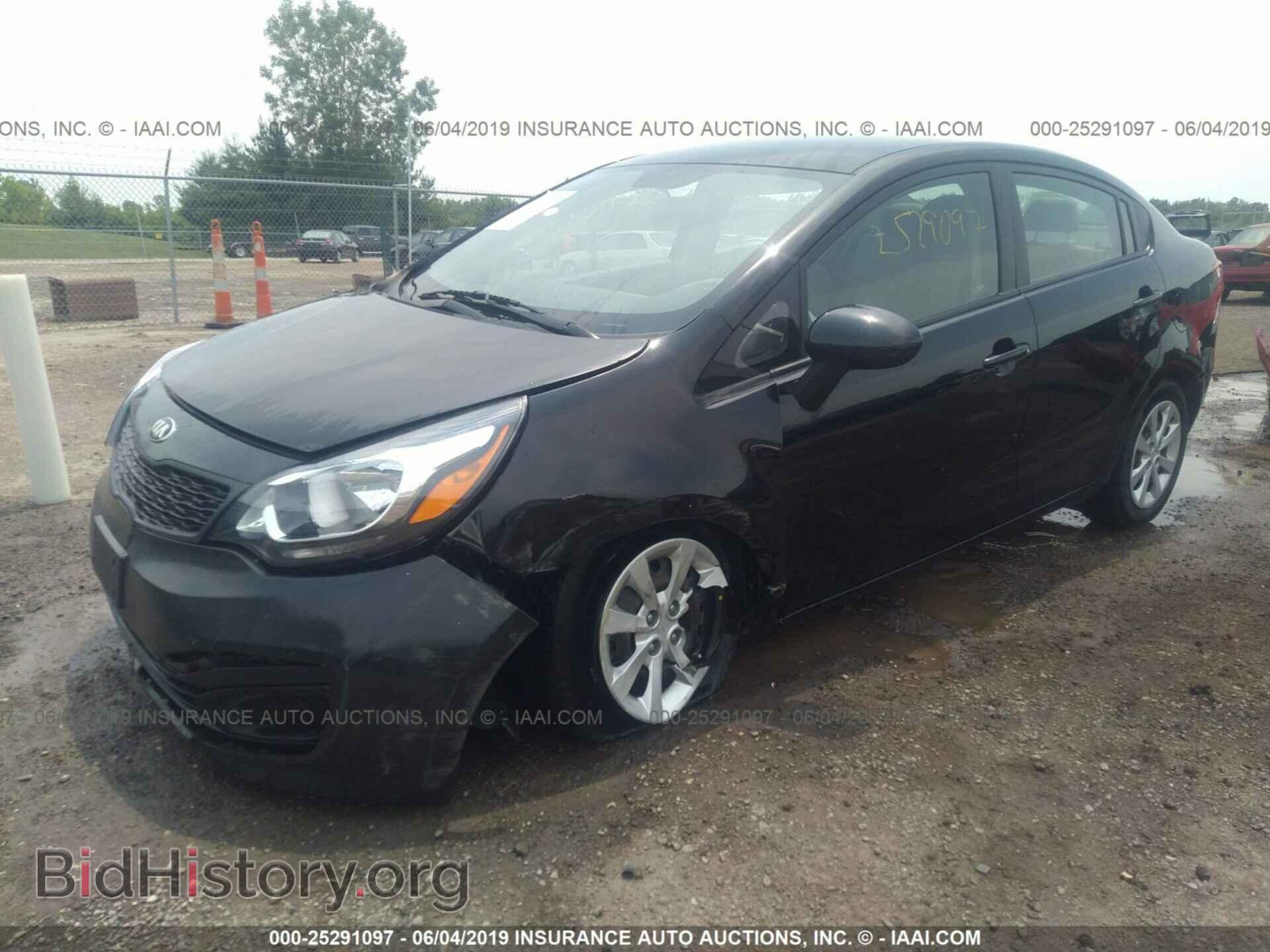 2014 KIA RIO - VIN: KNADM4A31E6359591 - Фото 2