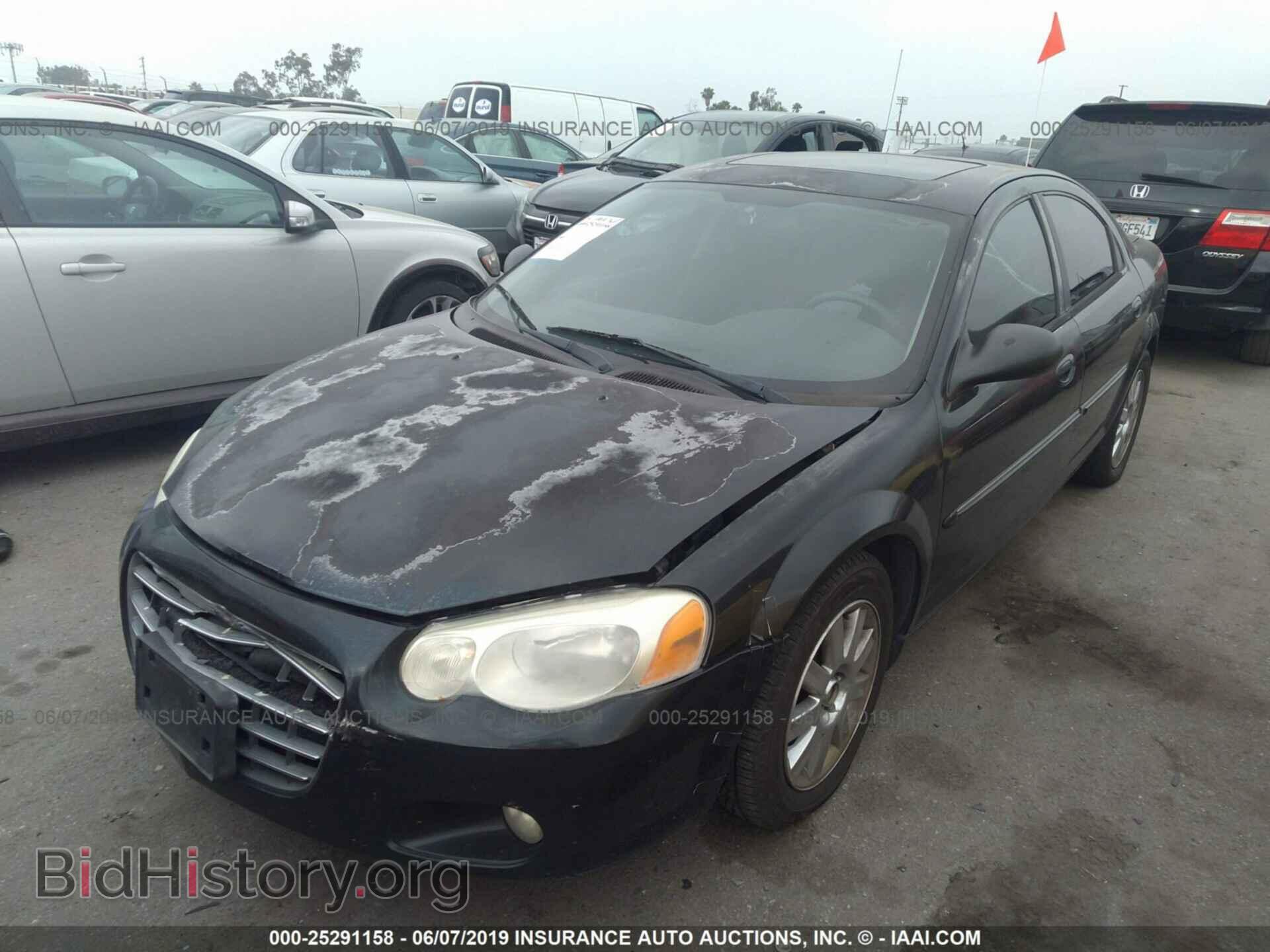 2004 CHRYSLER SEBRING - VIN: 1C3AL56R84N101170 - Фото 2