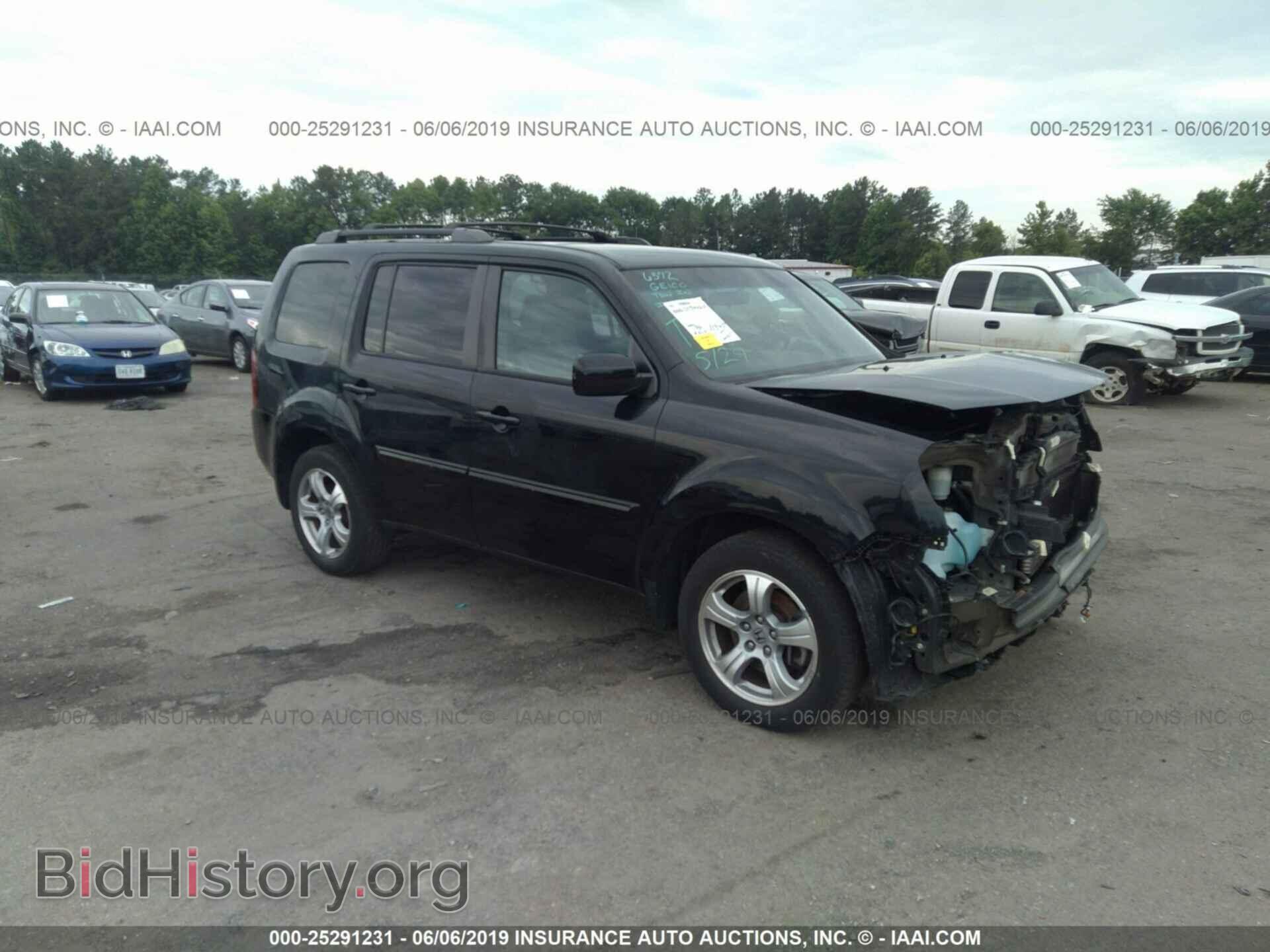 Photo 5FNYF4H47CB001541 - HONDA PILOT 2012