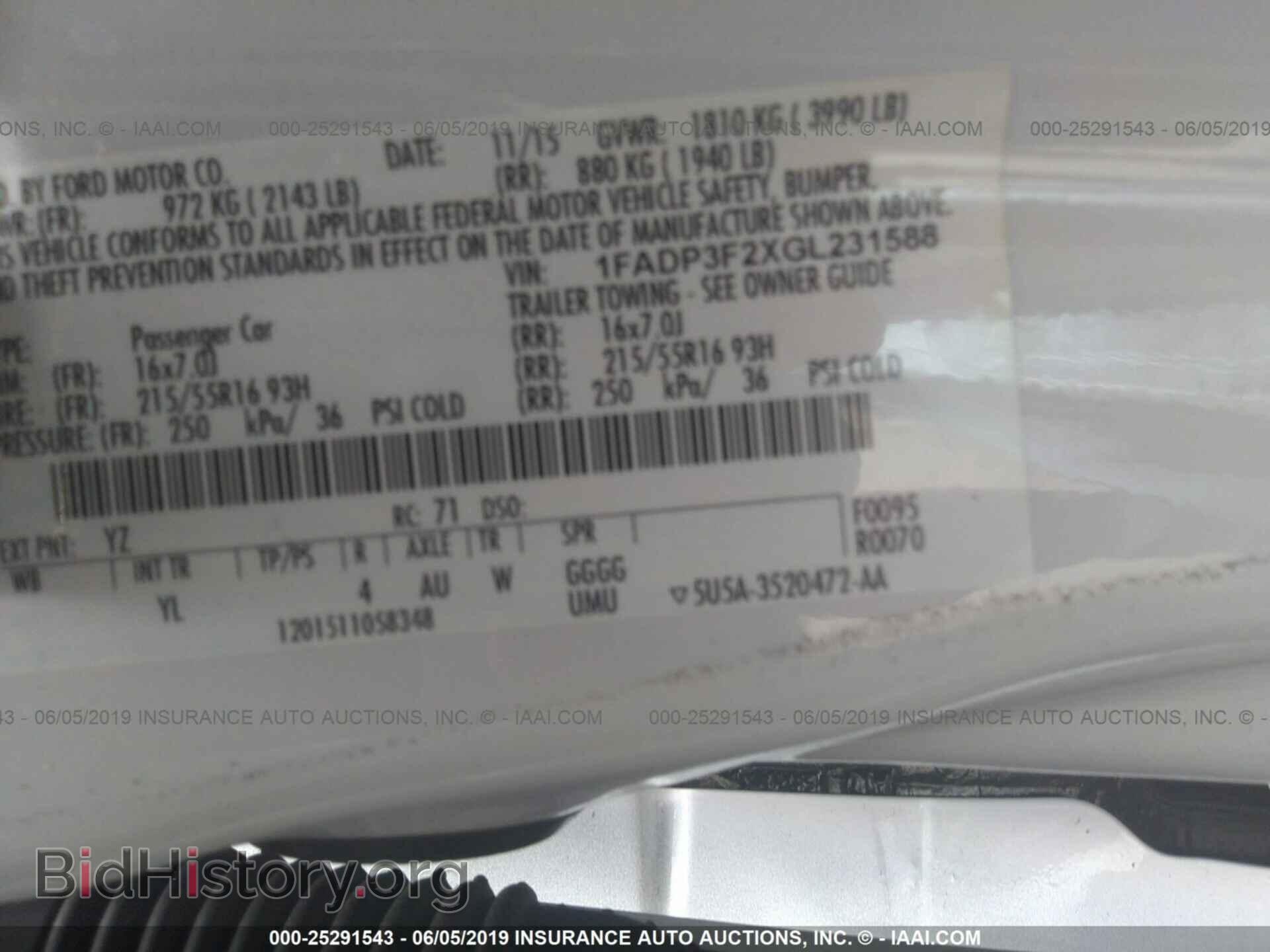 2016 FORD FOCUS - VIN: 1FADP3F2XGL231588 - Photo 9