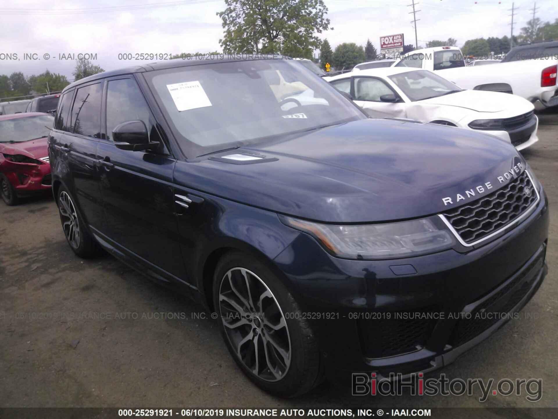 Photo SALWR2RV9KA841573 - LAND ROVER RANGE ROVER SPORT 2019