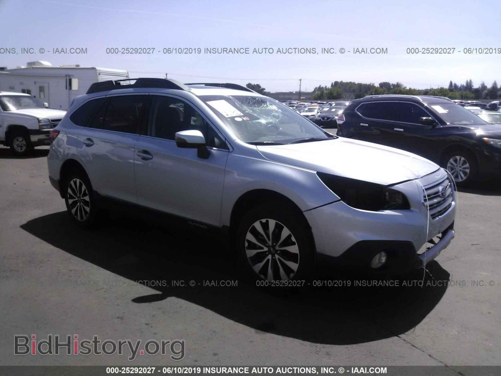 Фотография 4S4BSALC7G3223431 - SUBARU OUTBACK 2016