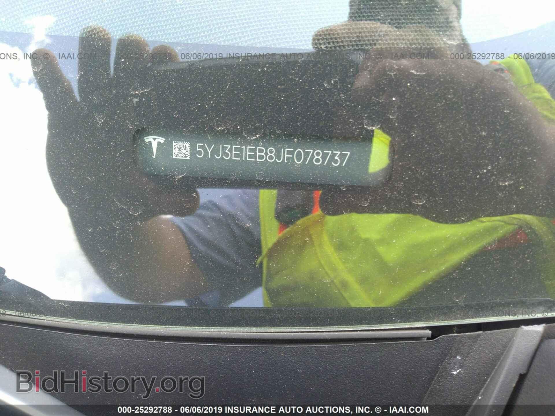 2018 TESLA MODEL 3 - VIN: 5YJ3E1EB8JF078737 - Фото 9