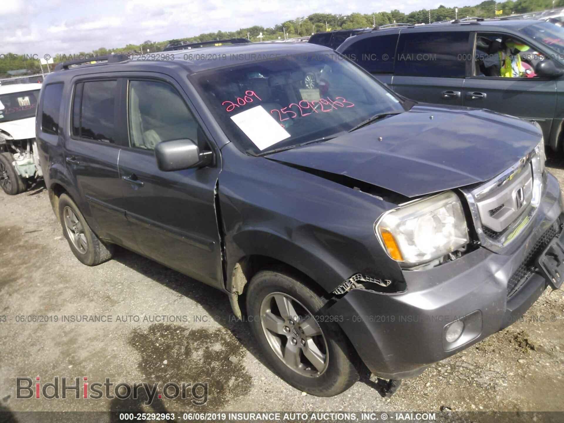 Фотография 5FNYF38629B022558 - HONDA PILOT 2009