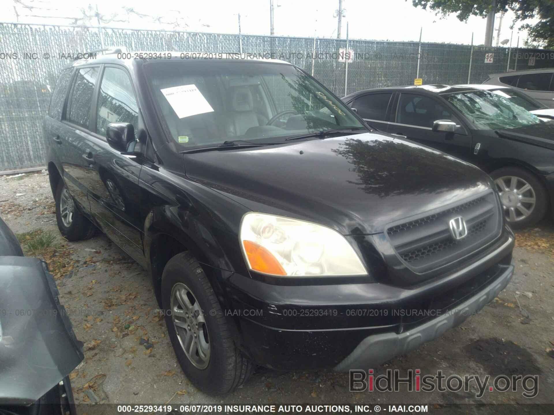 Photo 5FNYF18564B001443 - HONDA PILOT 2004