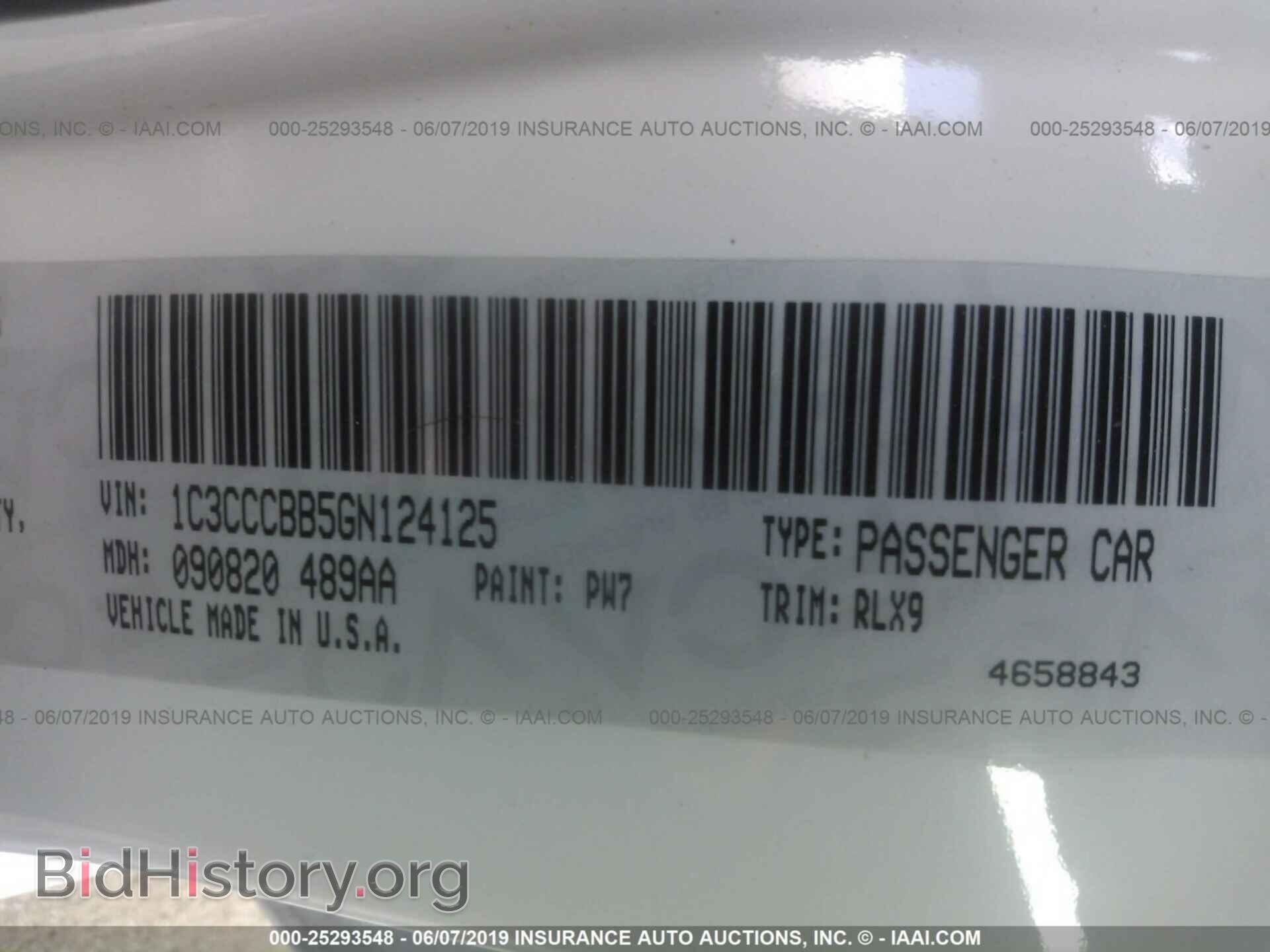 2016 CHRYSLER 200 - VIN: 1C3CCCBB5GN124125 - Photo 9