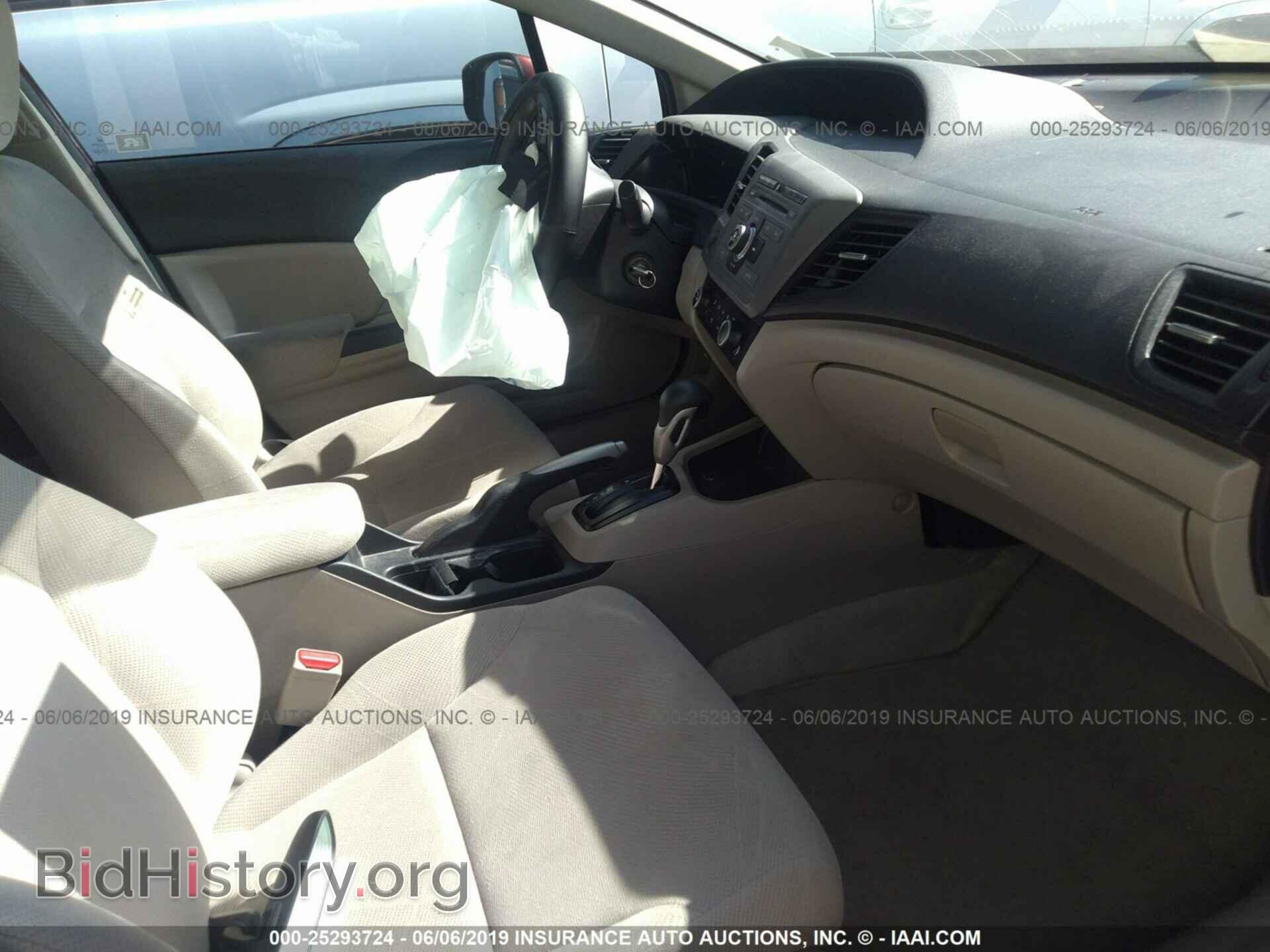 2012 HONDA CIVIC - VIN: 2HGFB2F50CH604619 - Фото 5