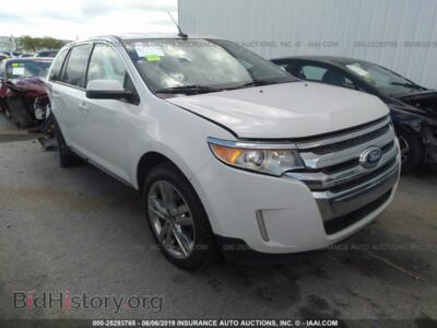 2013 Ford EDGE SEL, white — VIN 2FMDK3JC5DBB00617, IAAI