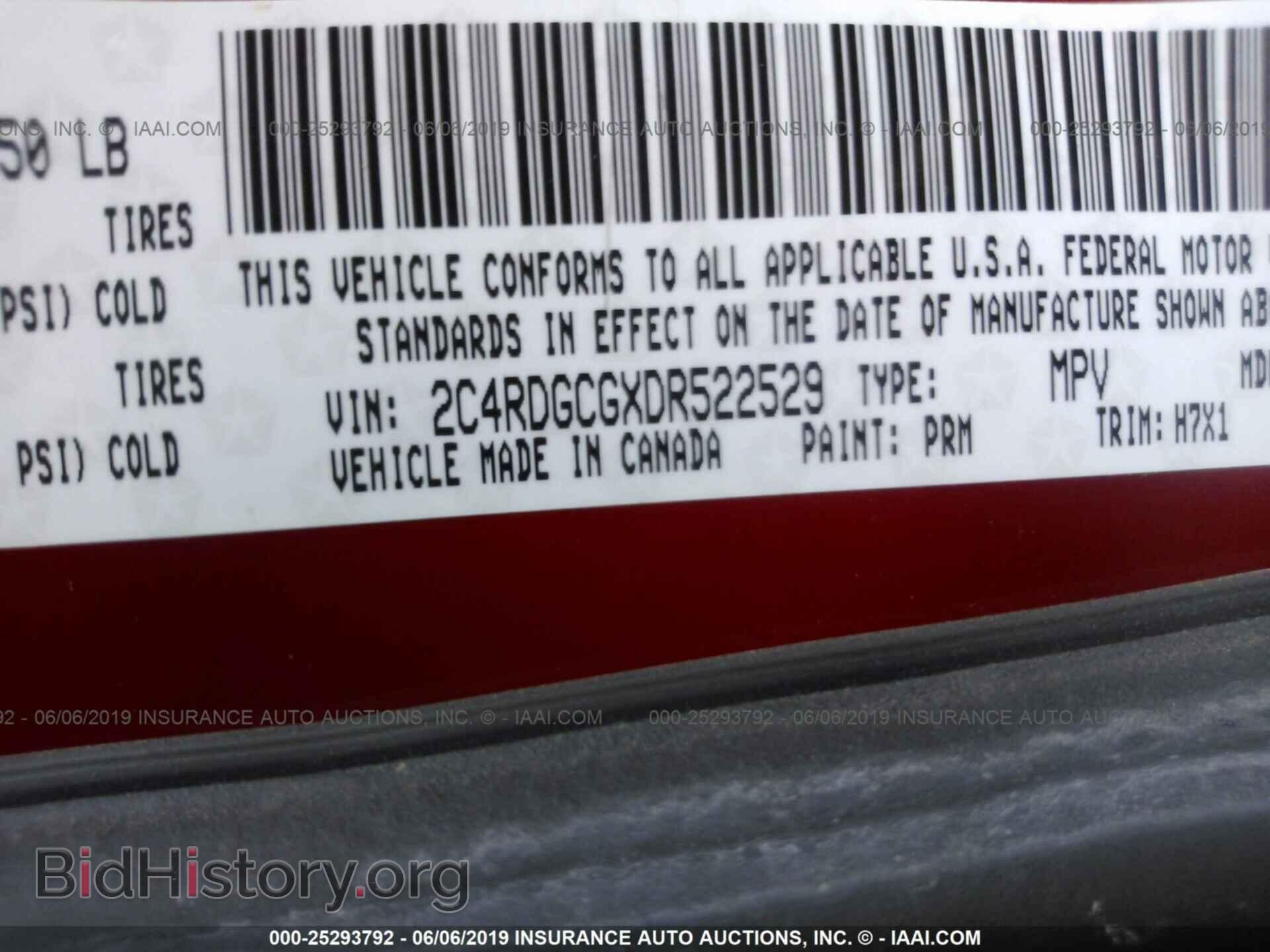2013 DODGE GRAND CARAVAN - VIN: 2C4RDGCGXDR522529 - Фото 9