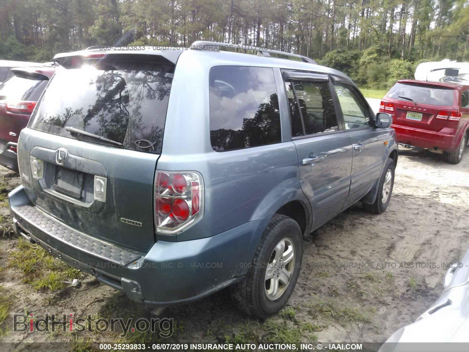 2006 HONDA PILOT - VIN: 2HKYF18406H532309 - Фото 4