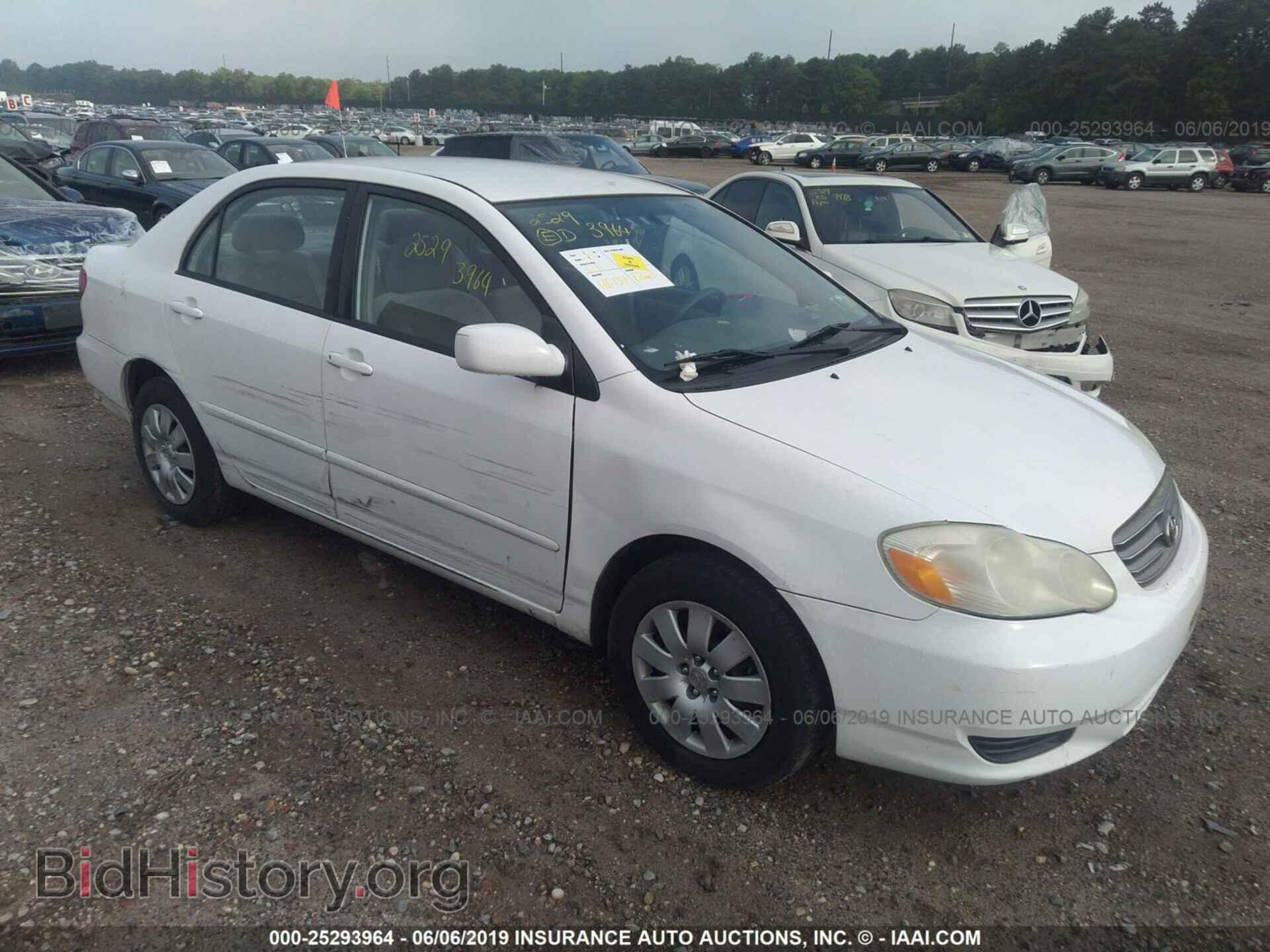 Photo 2T1BR32E03C063263 - TOYOTA COROLLA 2003