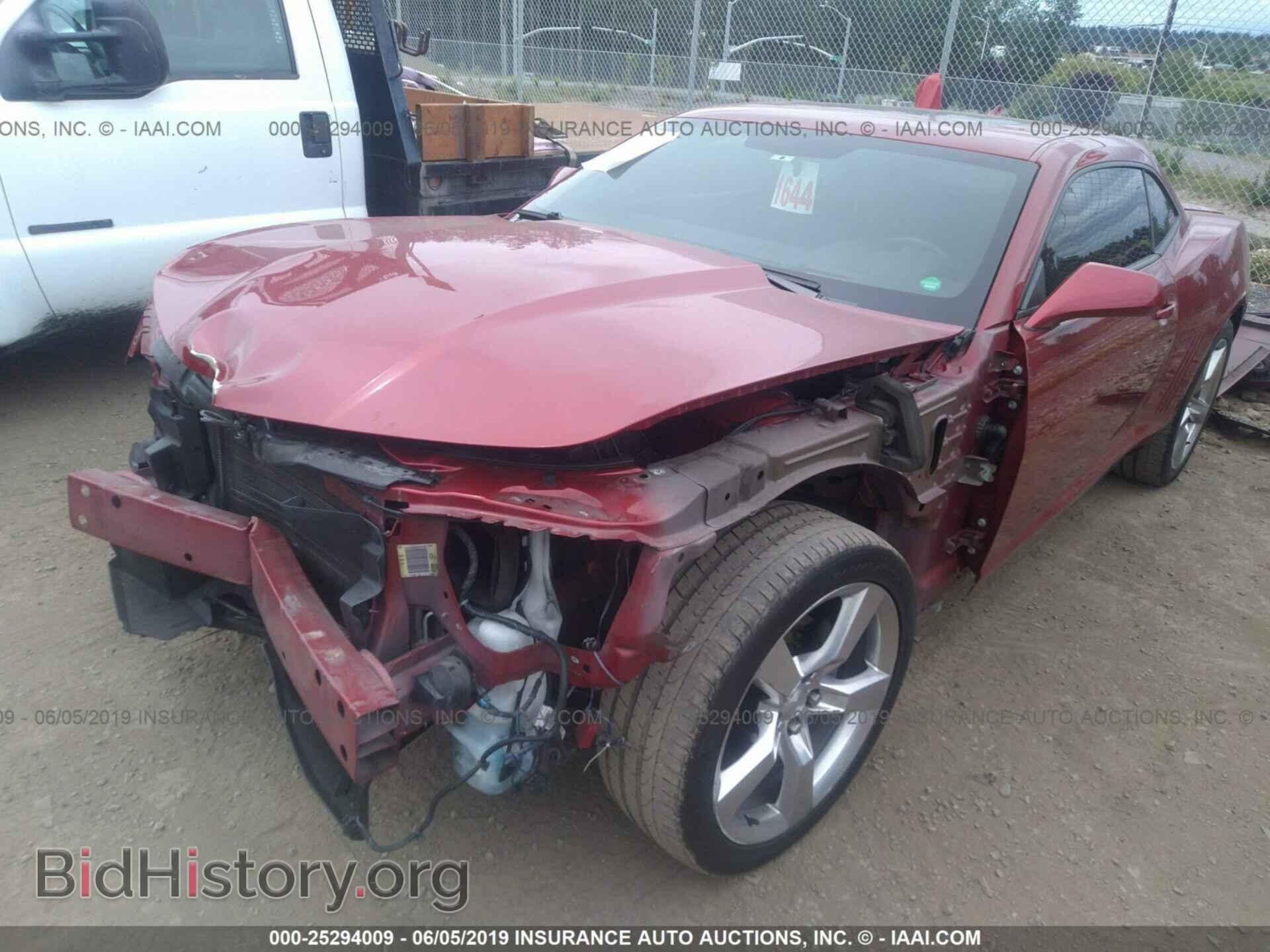 2012 CHEVROLET CAMARO - VIN: 2G1FC1E35C9199012 - Фото 2