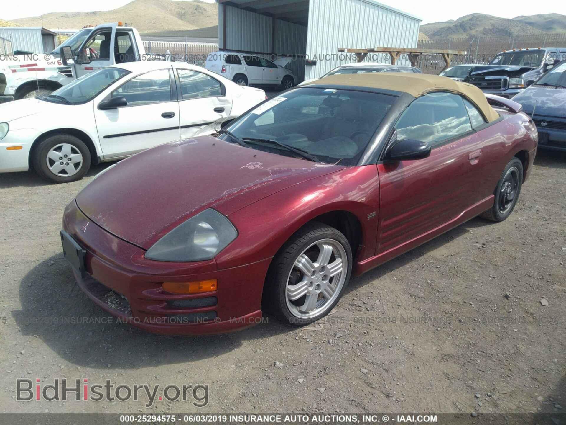 2001 MITSUBISHI ECLIPSE - VIN: 4A3AE85H11E084205 - Photo 2