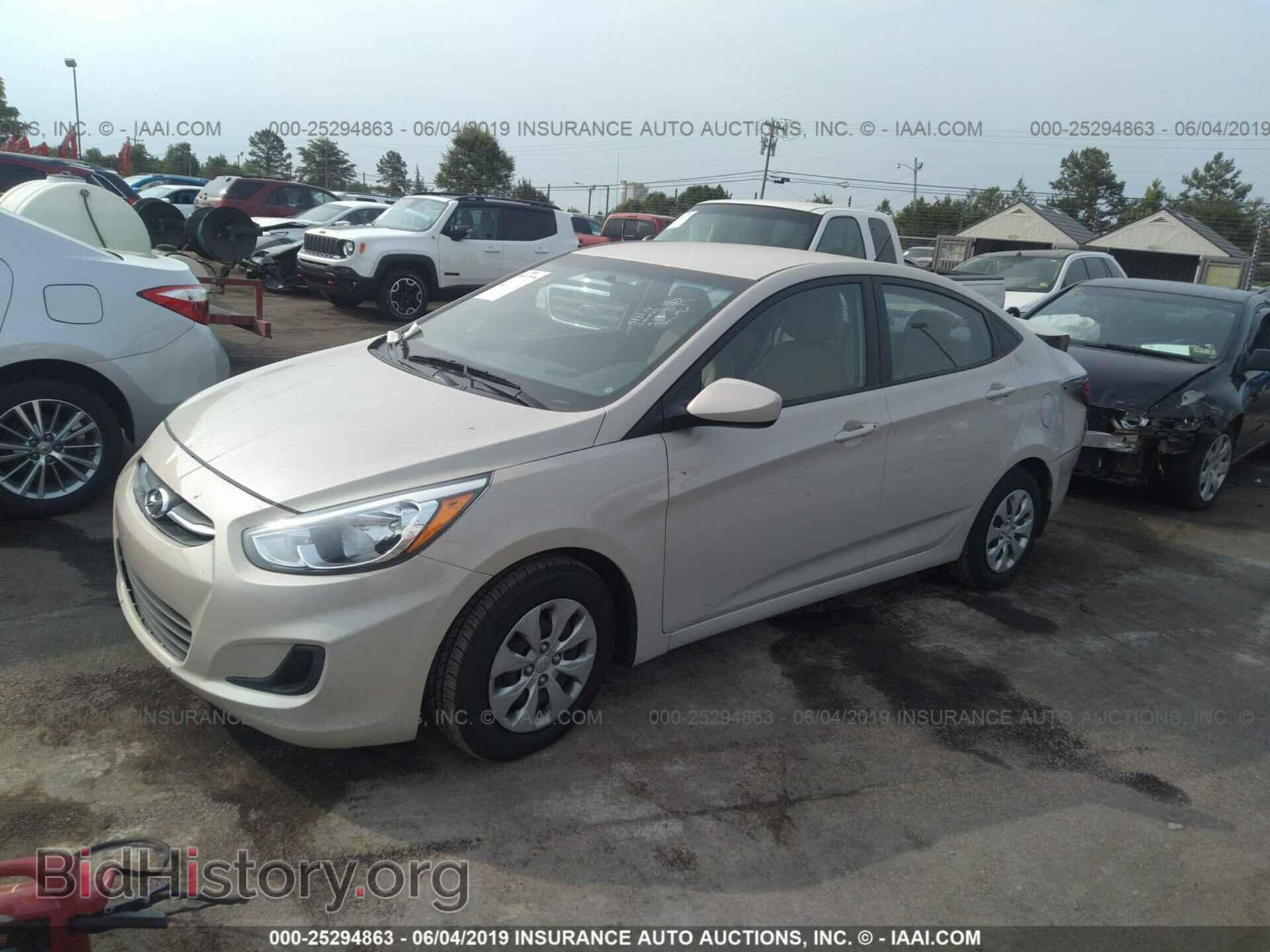 2016 HYUNDAI ACCENT - VIN: KMHCT4AE6GU147749 - Фото 2