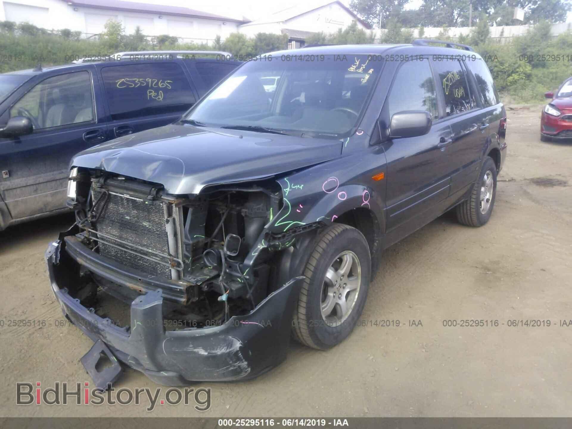 2006 HONDA PILOT - VIN: 2HKYF18676H562098 - Фото 2