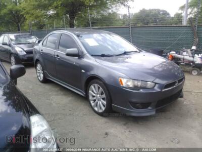 2009 Mitsubishi LANCER, серебристый — VIN JA3AU86W49U037625, IAAI