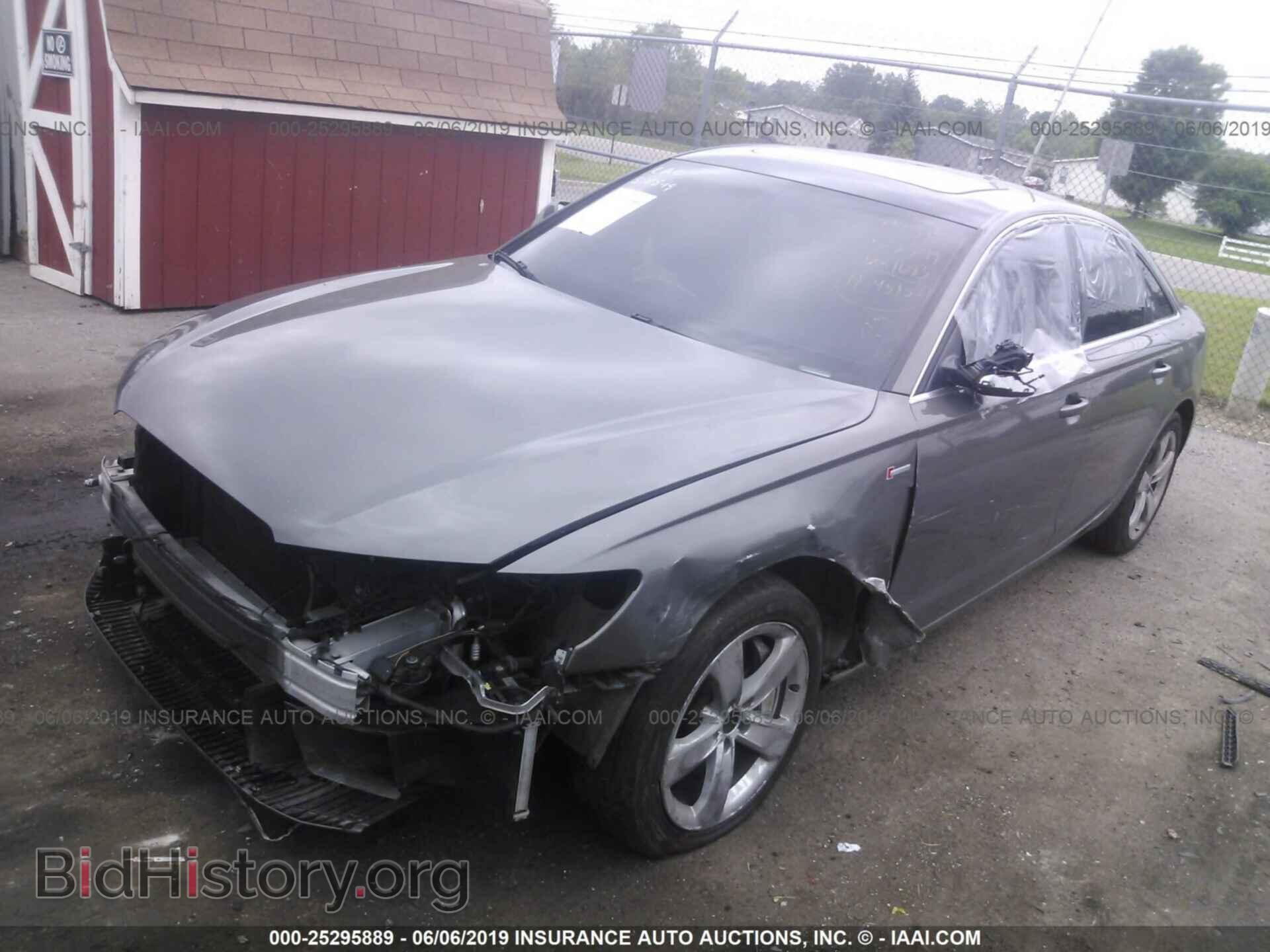 2012 AUDI A6 - VIN: WAUGGAFC9CN081683 - Фото 2