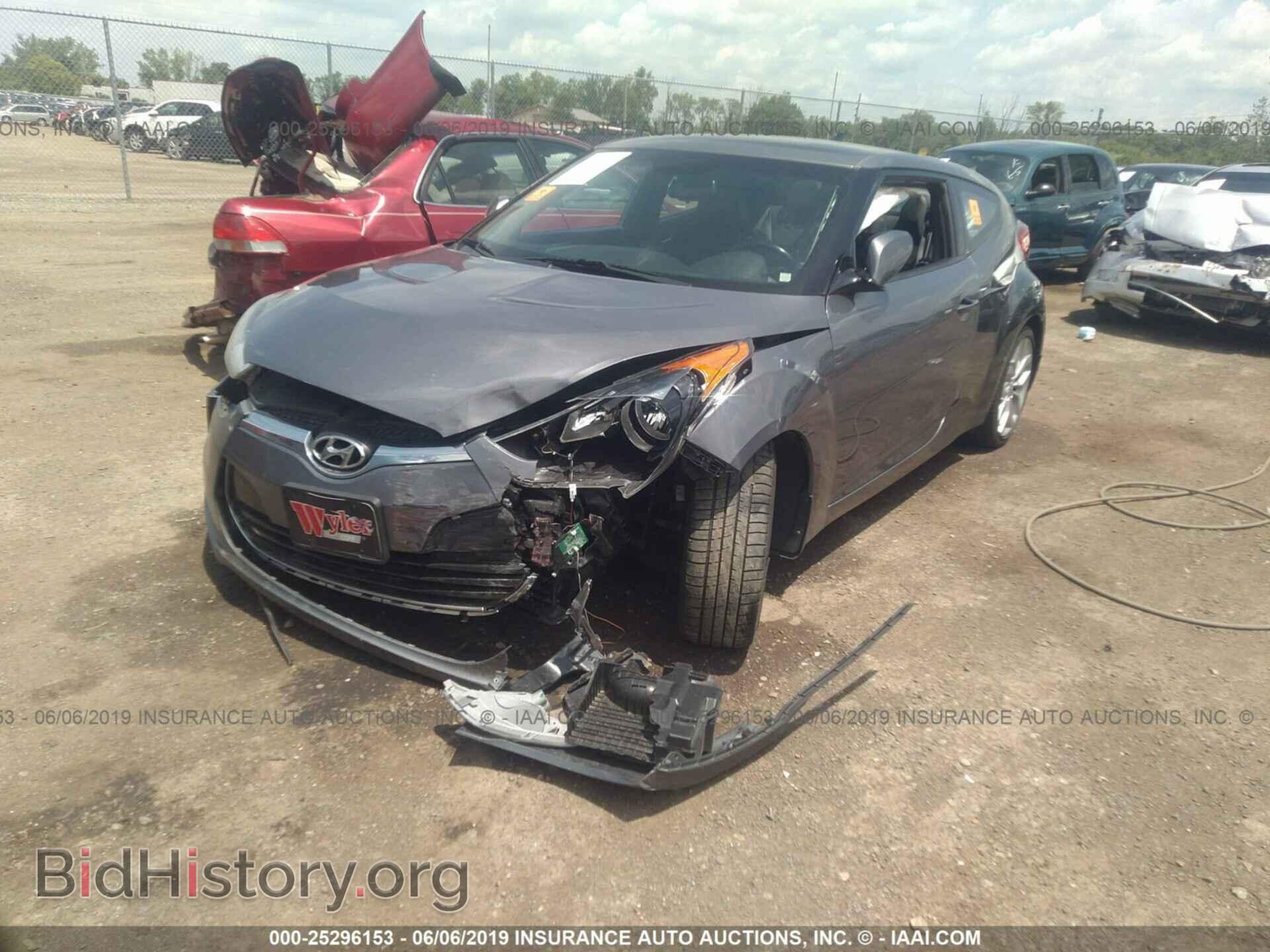 2013 HYUNDAI VELOSTER - VIN: KMHTC6AD2DU165664 - Фото 2