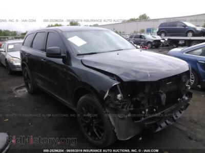 2016 Dodge DURANGO SXT, black — VIN 1C4RDJAG6GC460267, IAAI