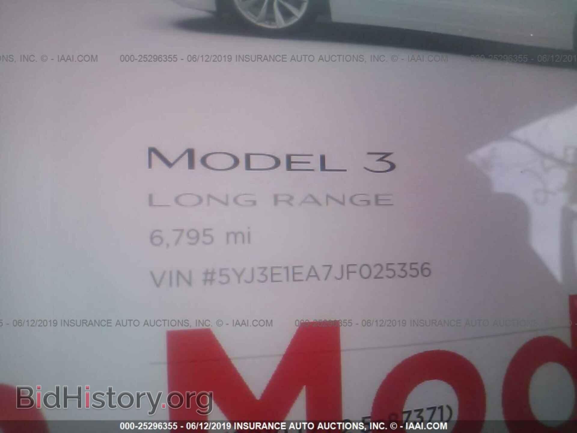 2018 TESLA MODEL 3 - VIN: 5YJ3E1EA7JF025356 - Фото 7