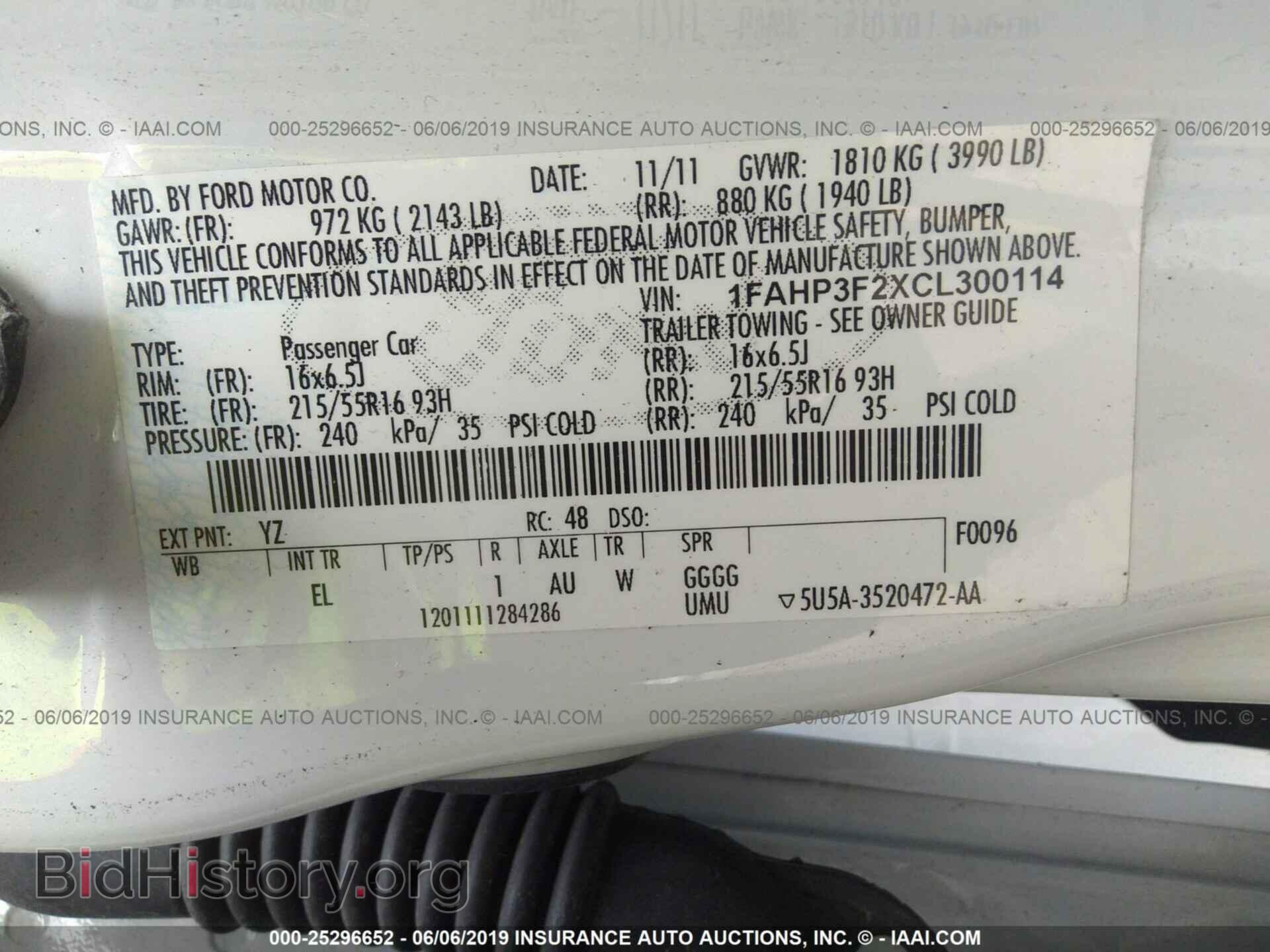 2012 FORD FOCUS - VIN: 1FAHP3F2XCL300114 - Photo 9