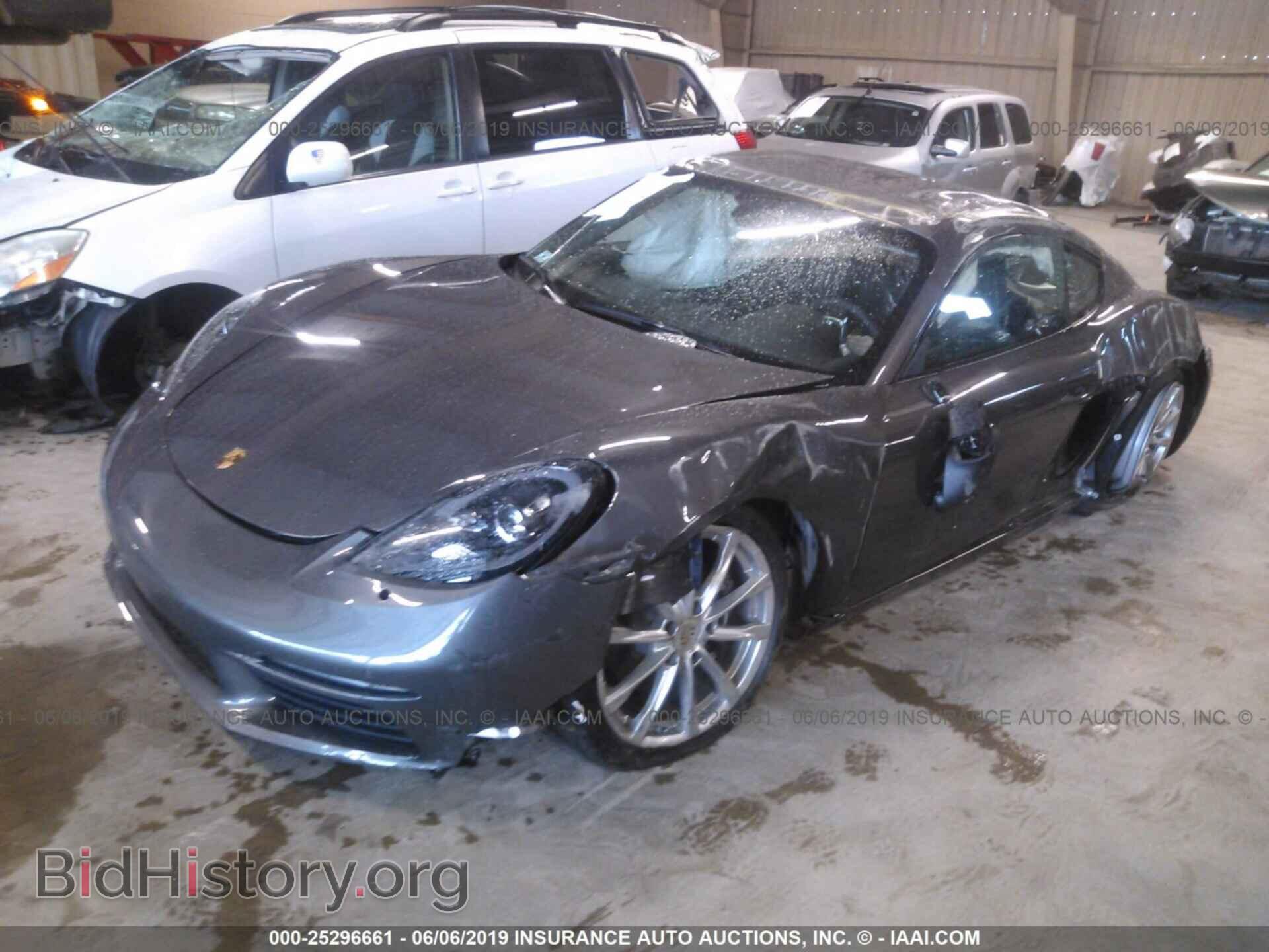 2019 PORSCHE CAYMAN - VIN: WP0AA2A89KS261054 - Фото 2