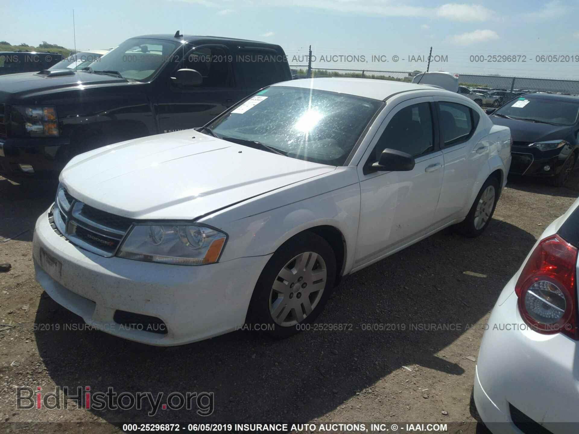 2014 DODGE AVENGER - VIN: 1C3CDZAB1EN155807 - Фото 2