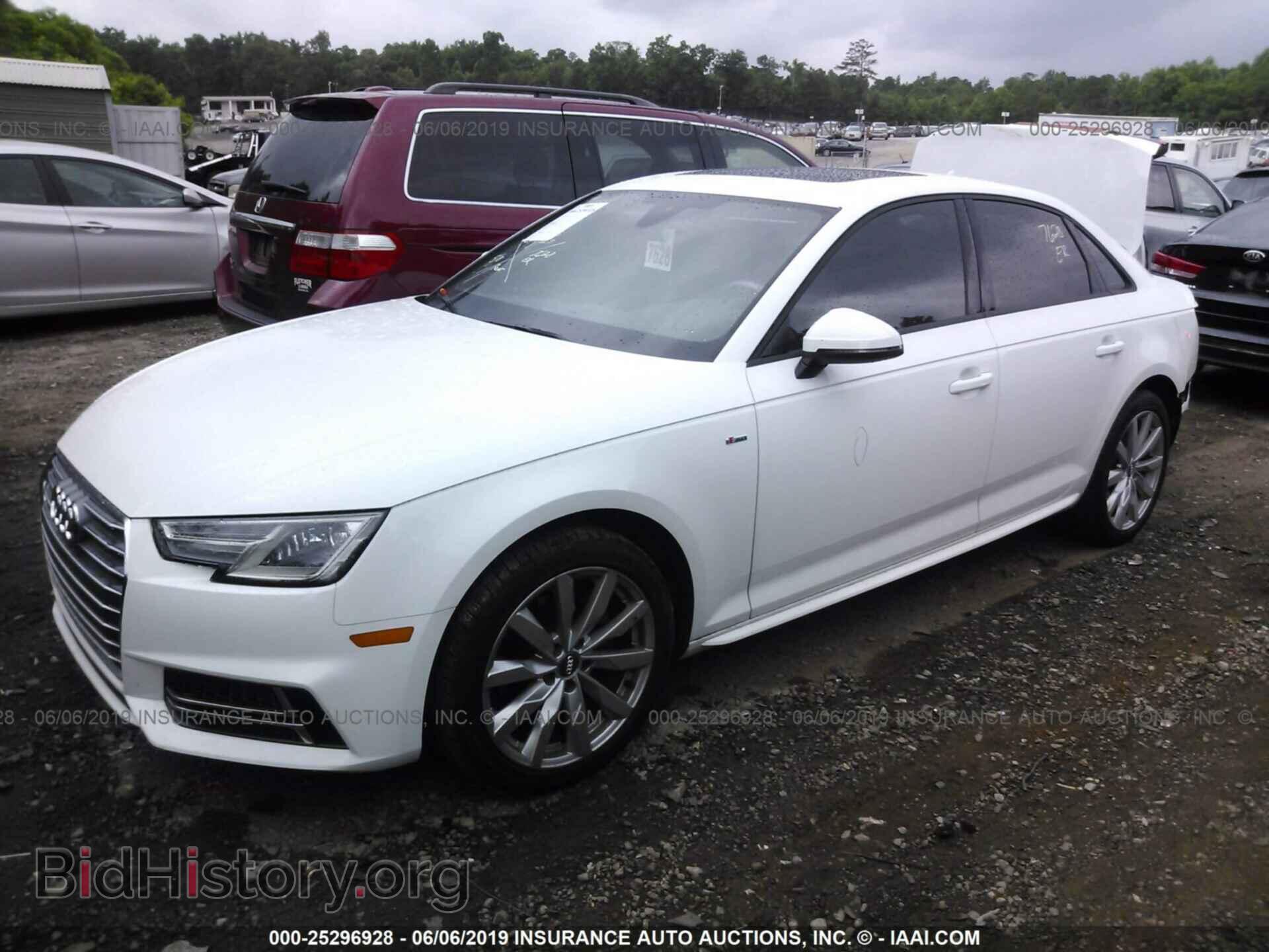 2018 AUDI A4 - VIN: WAUKMAF41JA095190 - Photo 2