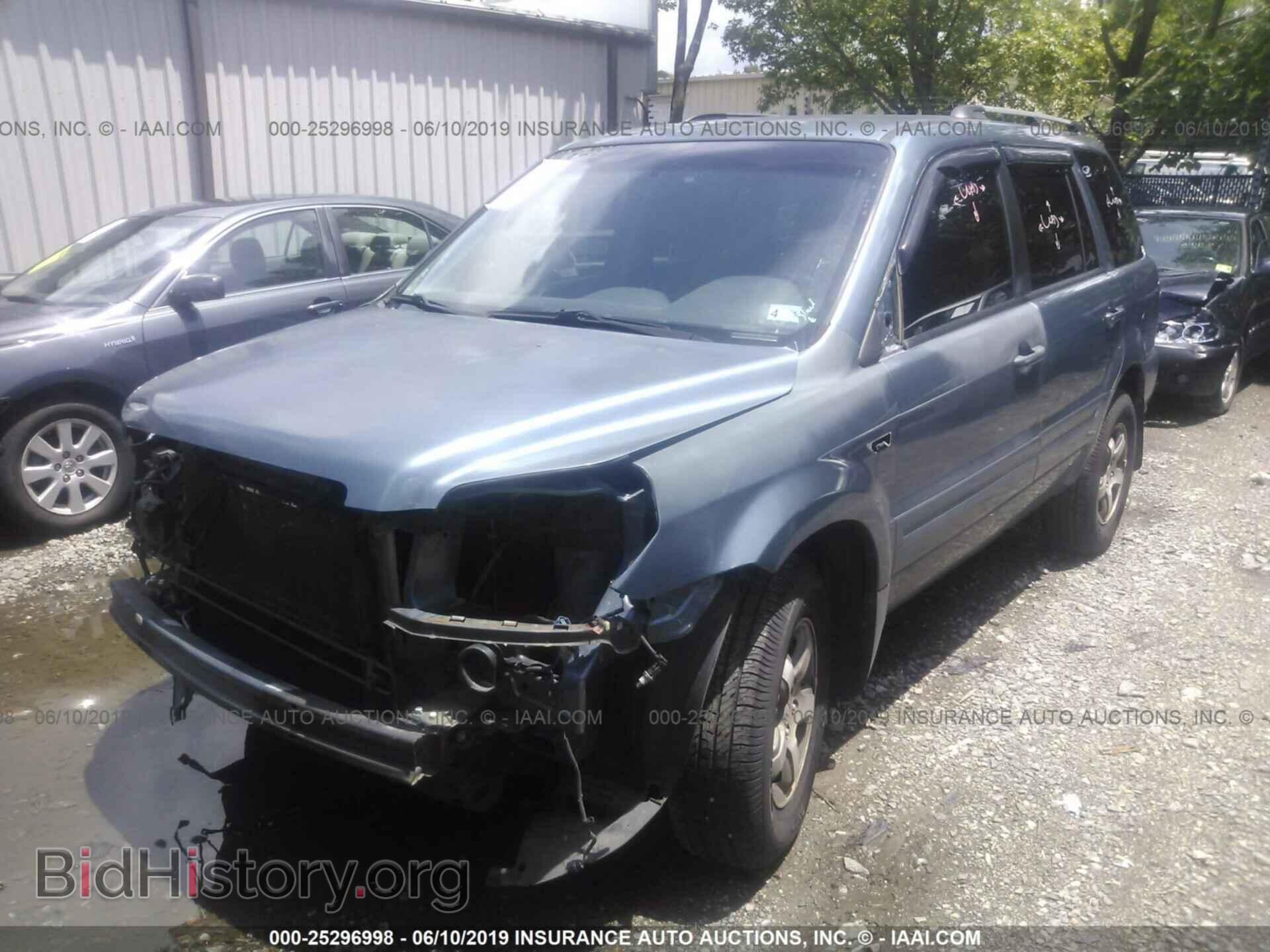 2006 HONDA PILOT - VIN: 5FNYF28416B008574 - Фото 2