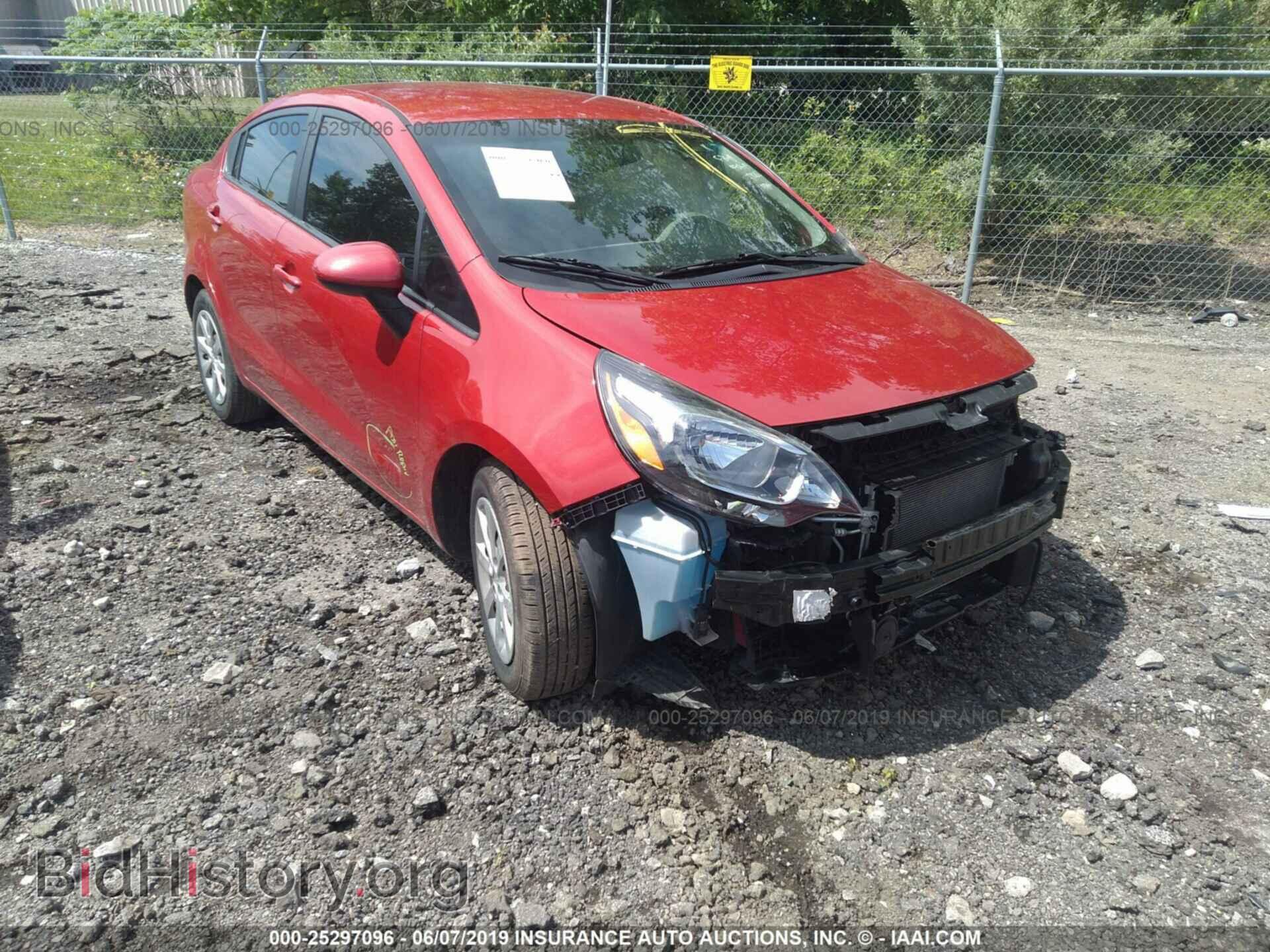 Фотография KNADM4A35E6371002 - KIA RIO 2014