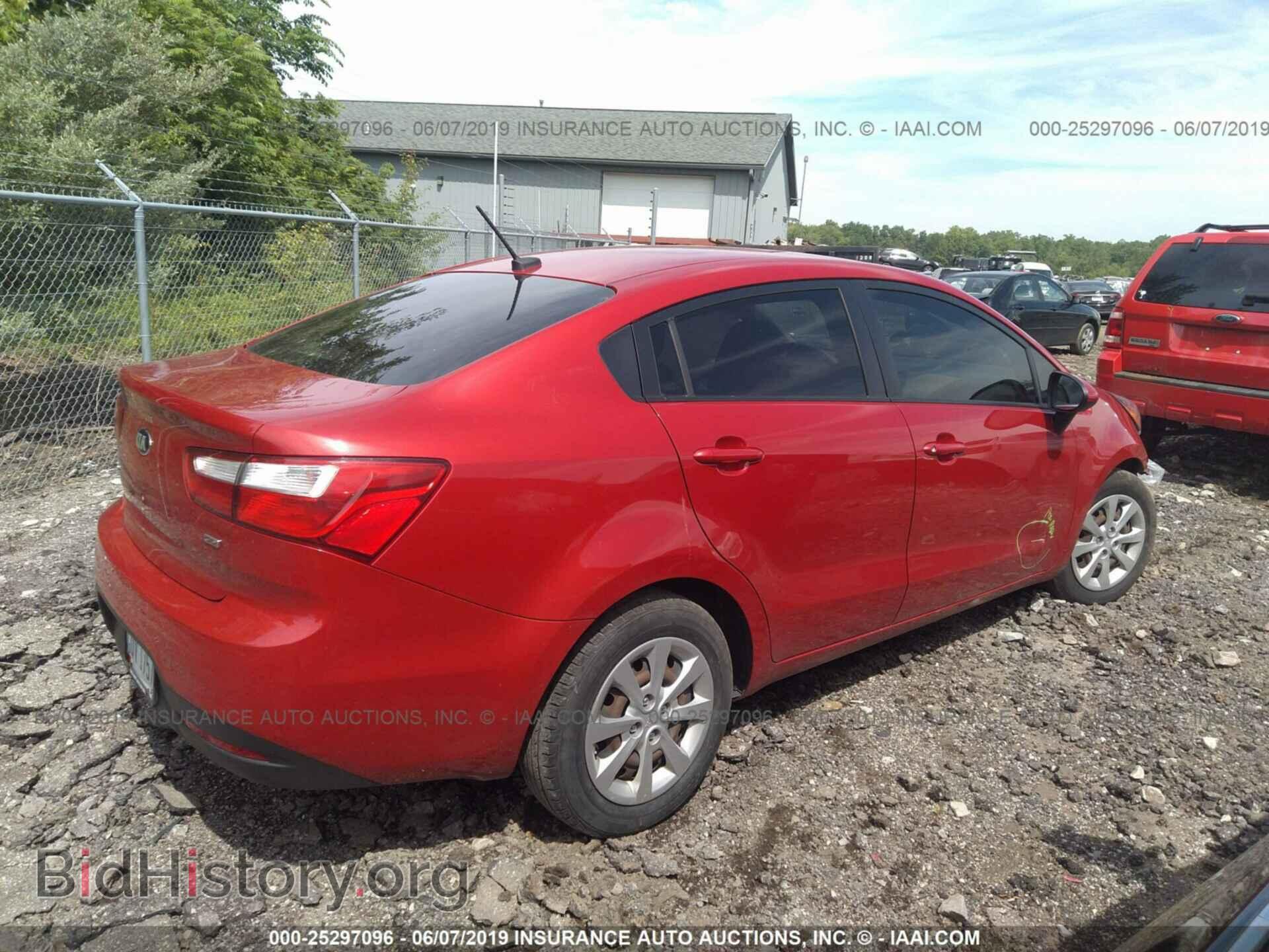 2014 KIA RIO - VIN: KNADM4A35E6371002 - Фото 4