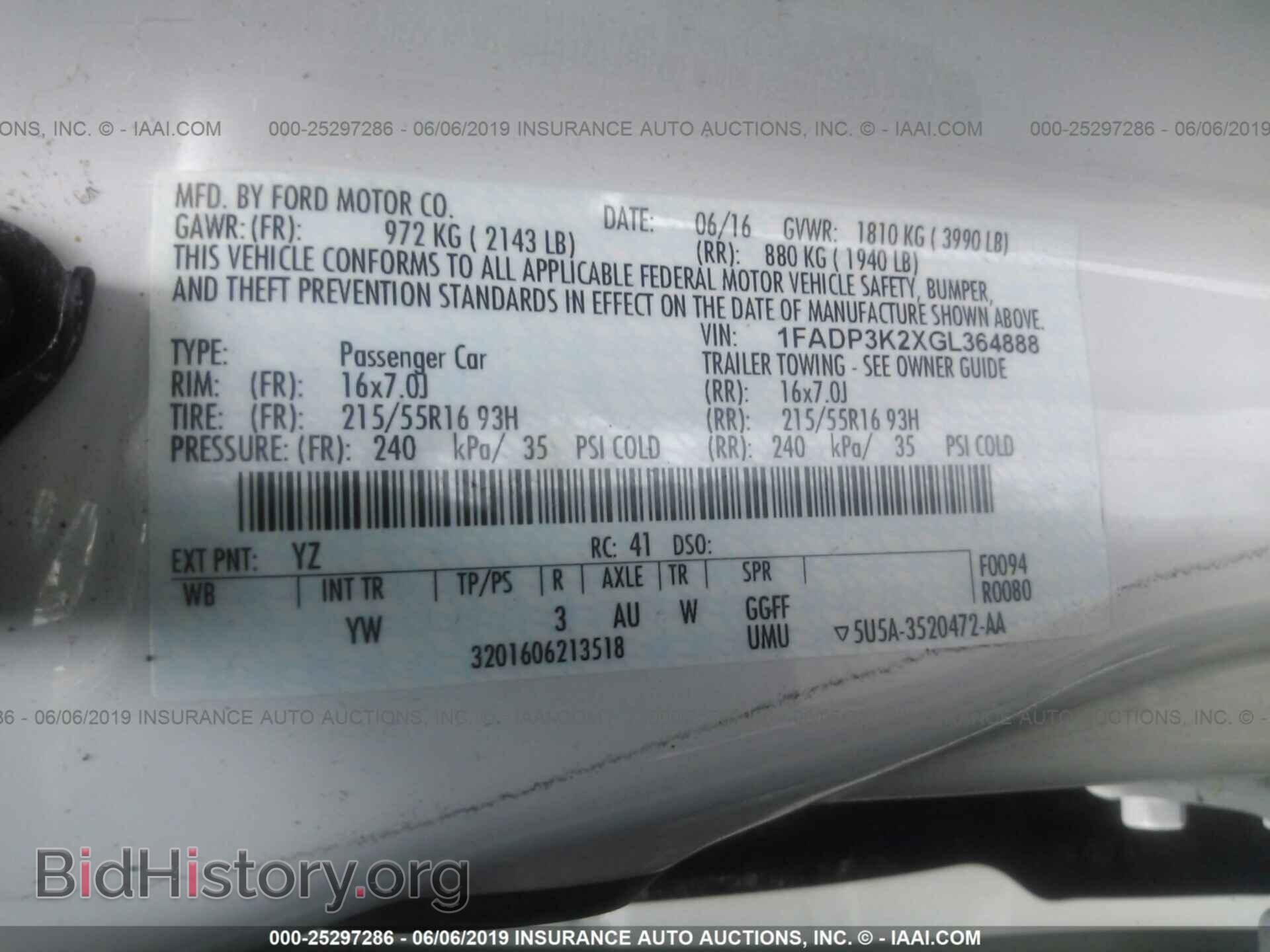 2016 FORD FOCUS - VIN: 1FADP3K2XGL364888 - Photo 9