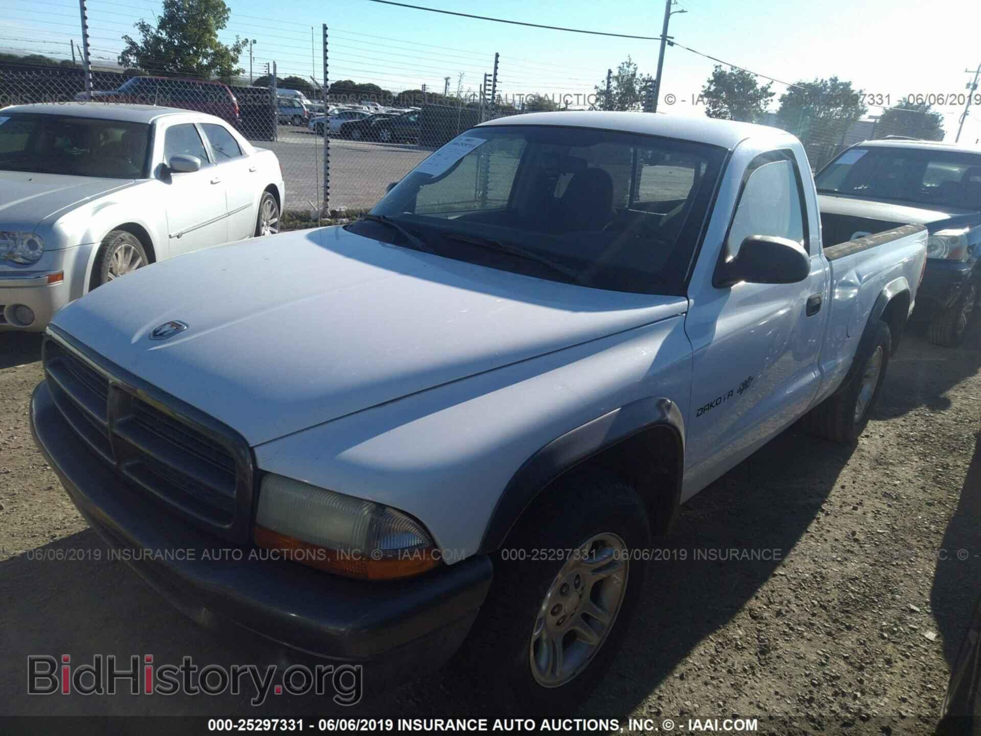 2002 DODGE DAKOTA - VIN: 1B7FL16X72S652097 - Фото 2