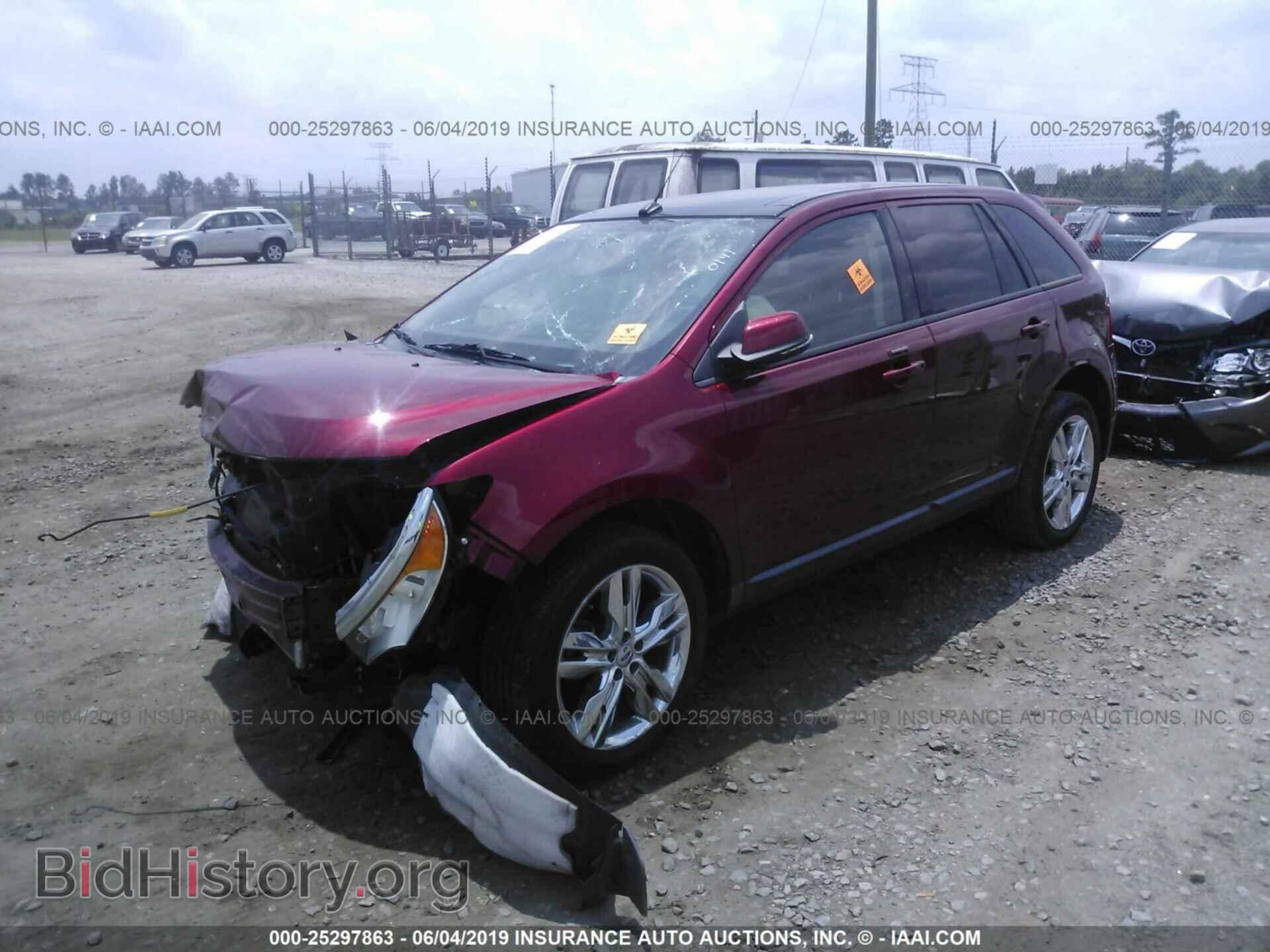 2013 FORD EDGE - VIN: 2FMDK3JC9DBE10141 - Фото 2