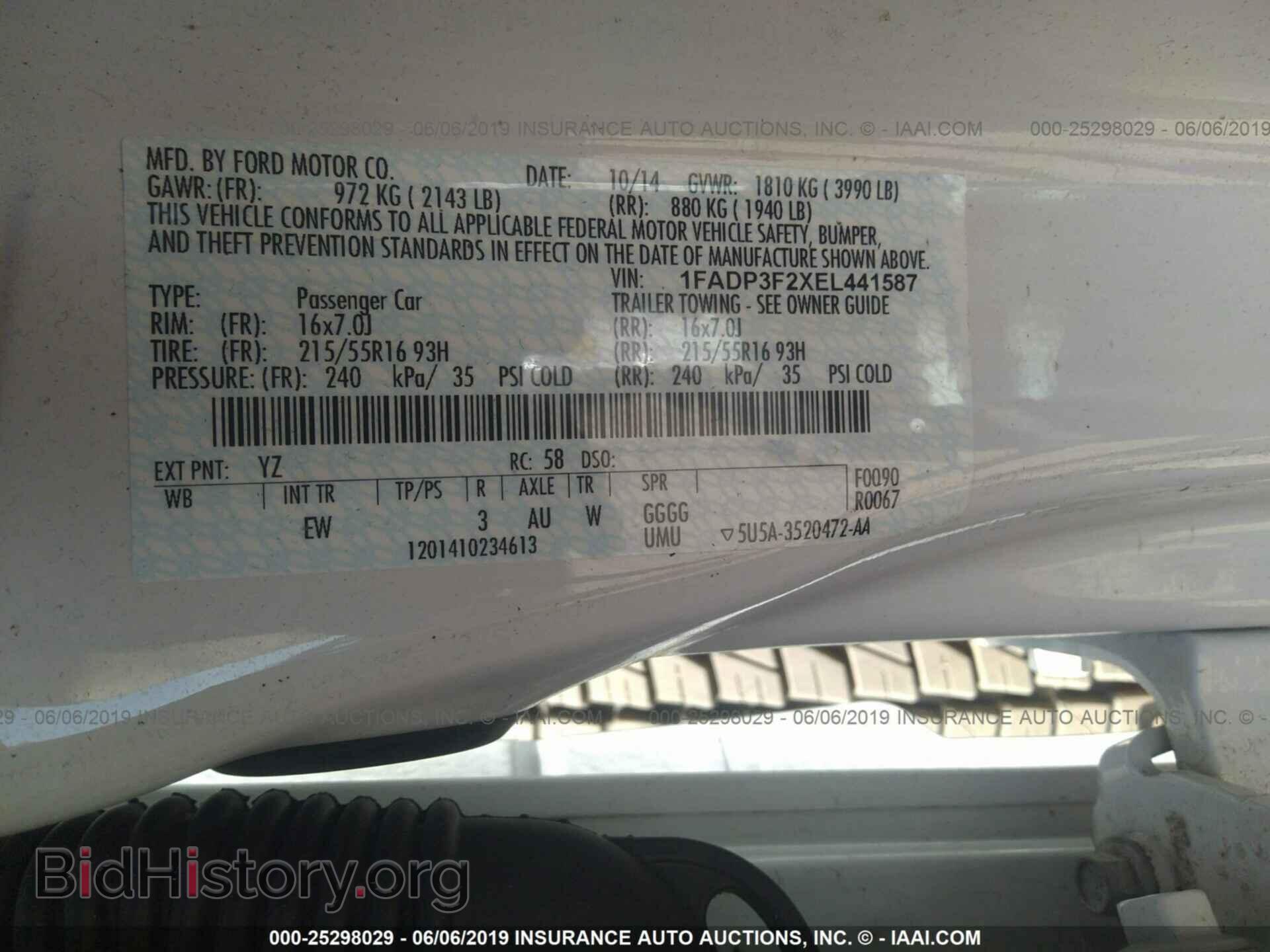 2014 FORD FOCUS - VIN: 1FADP3F2XEL441587 - Photo 9