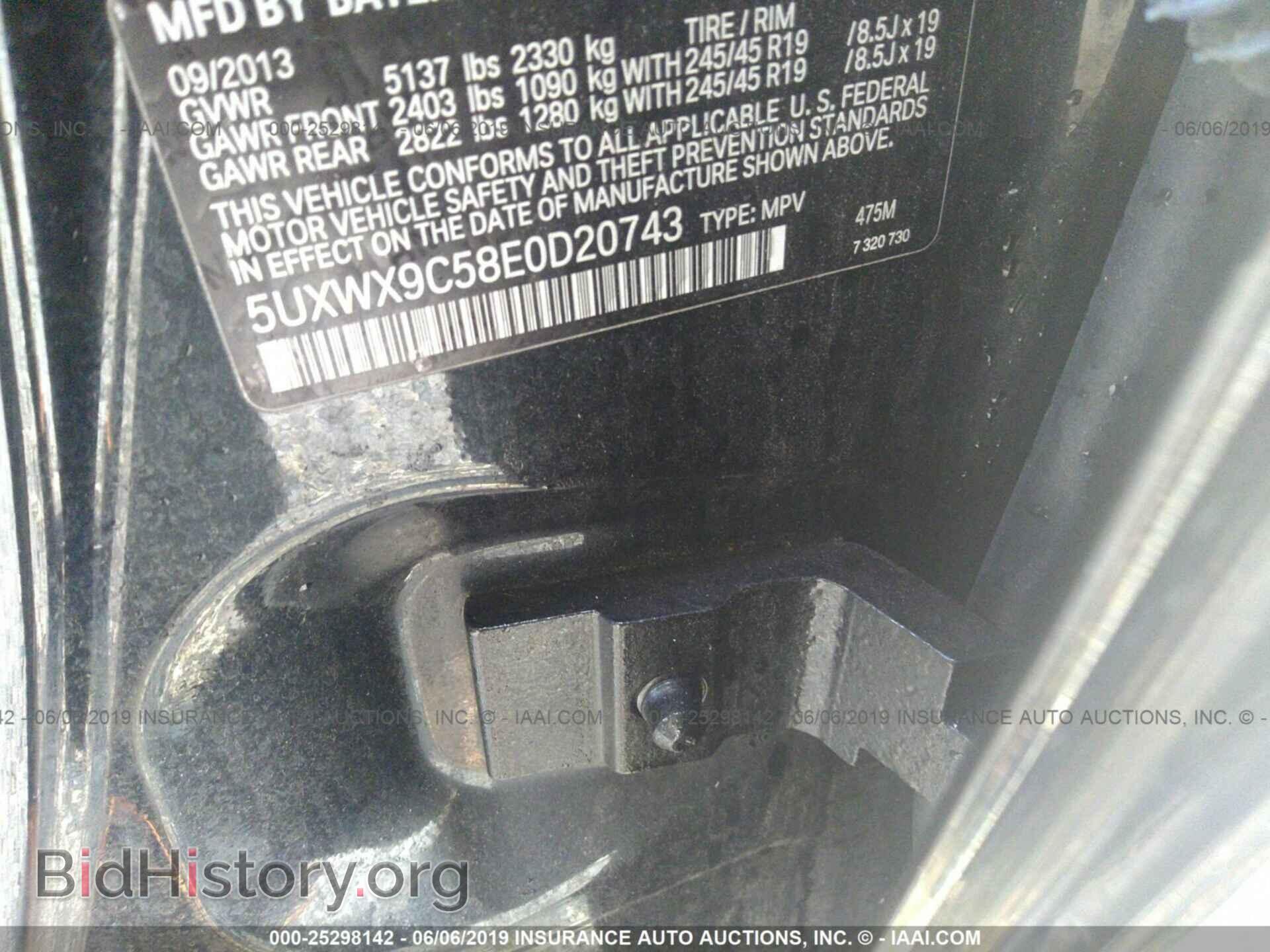 2014 BMW X3 - VIN: 5UXWX9C58E0D20743 - Фото 9