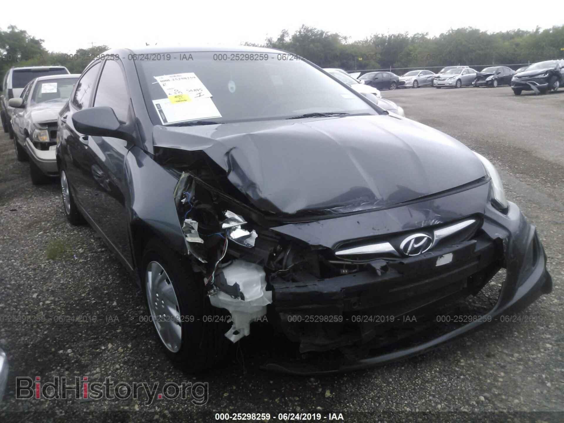 Фотография KMHCT4AEXDU384241 - HYUNDAI ACCENT 2013