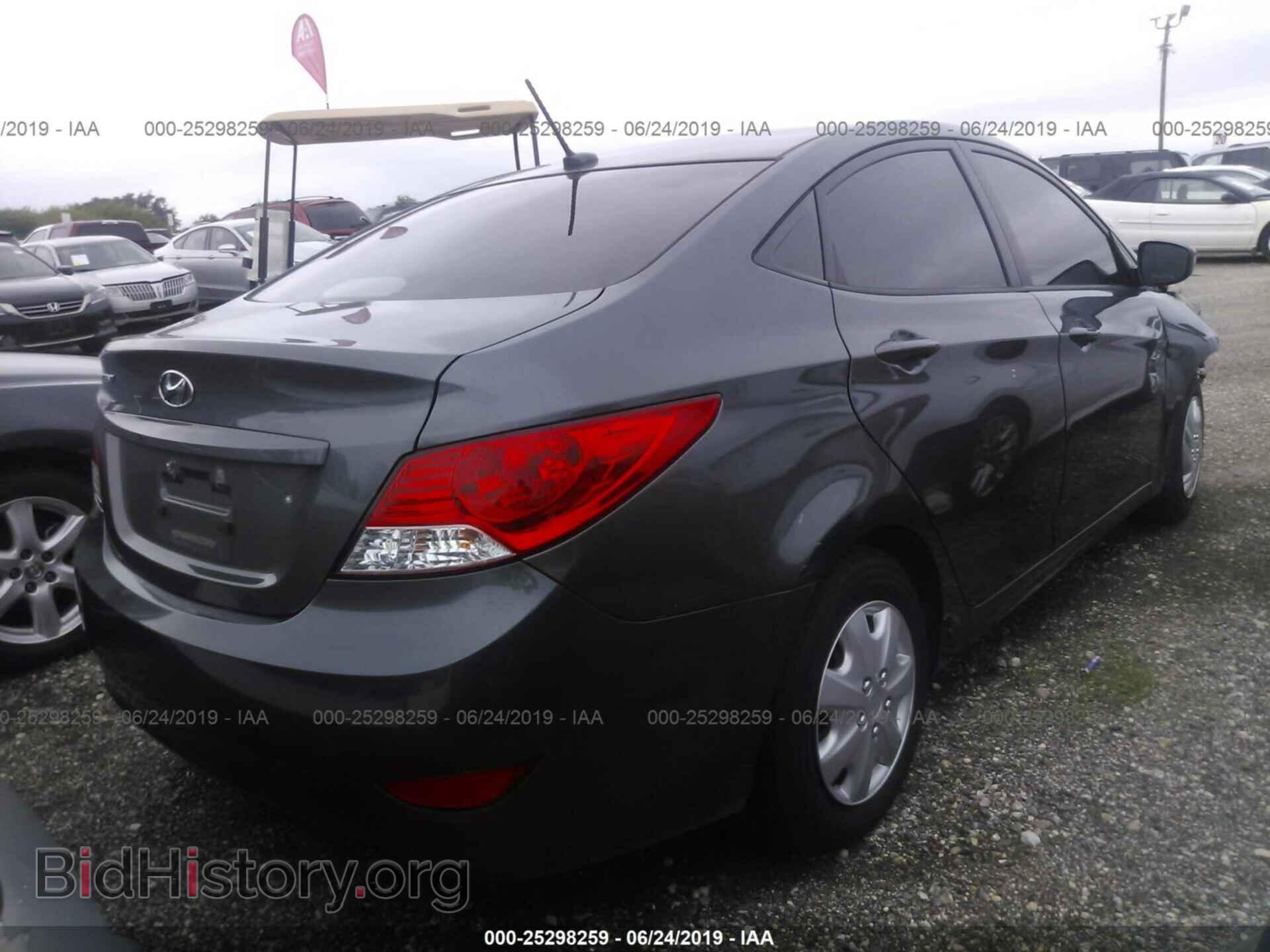 2013 HYUNDAI ACCENT - VIN: KMHCT4AEXDU384241 - Фото 4