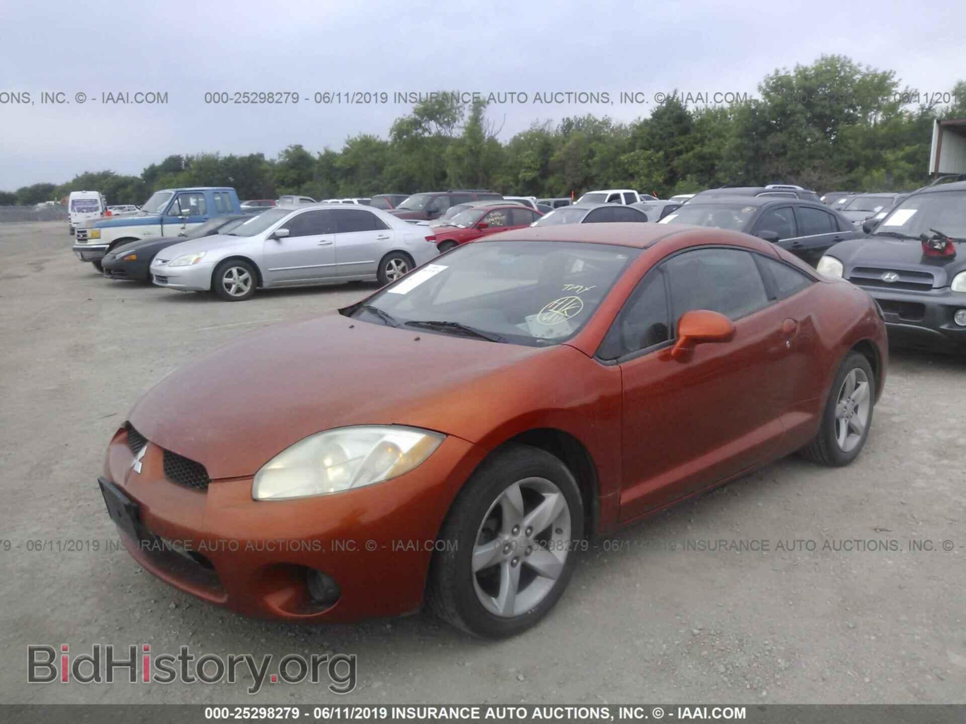 2008 MITSUBISHI ECLIPSE - VIN: 4A3AK24F28E001560 - Фото 2