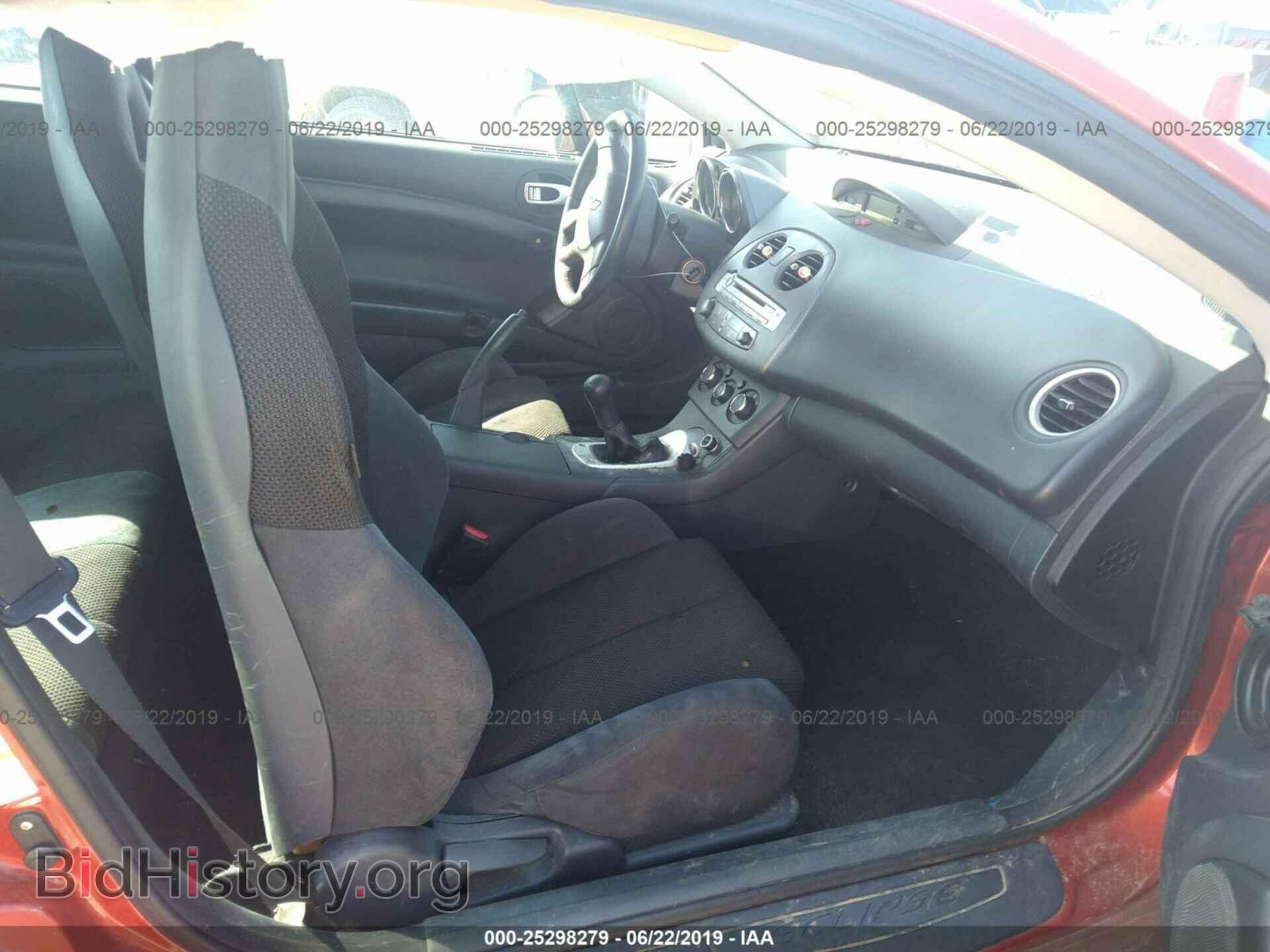 2008 MITSUBISHI ECLIPSE - VIN: 4A3AK24F28E001560 - Фото 5