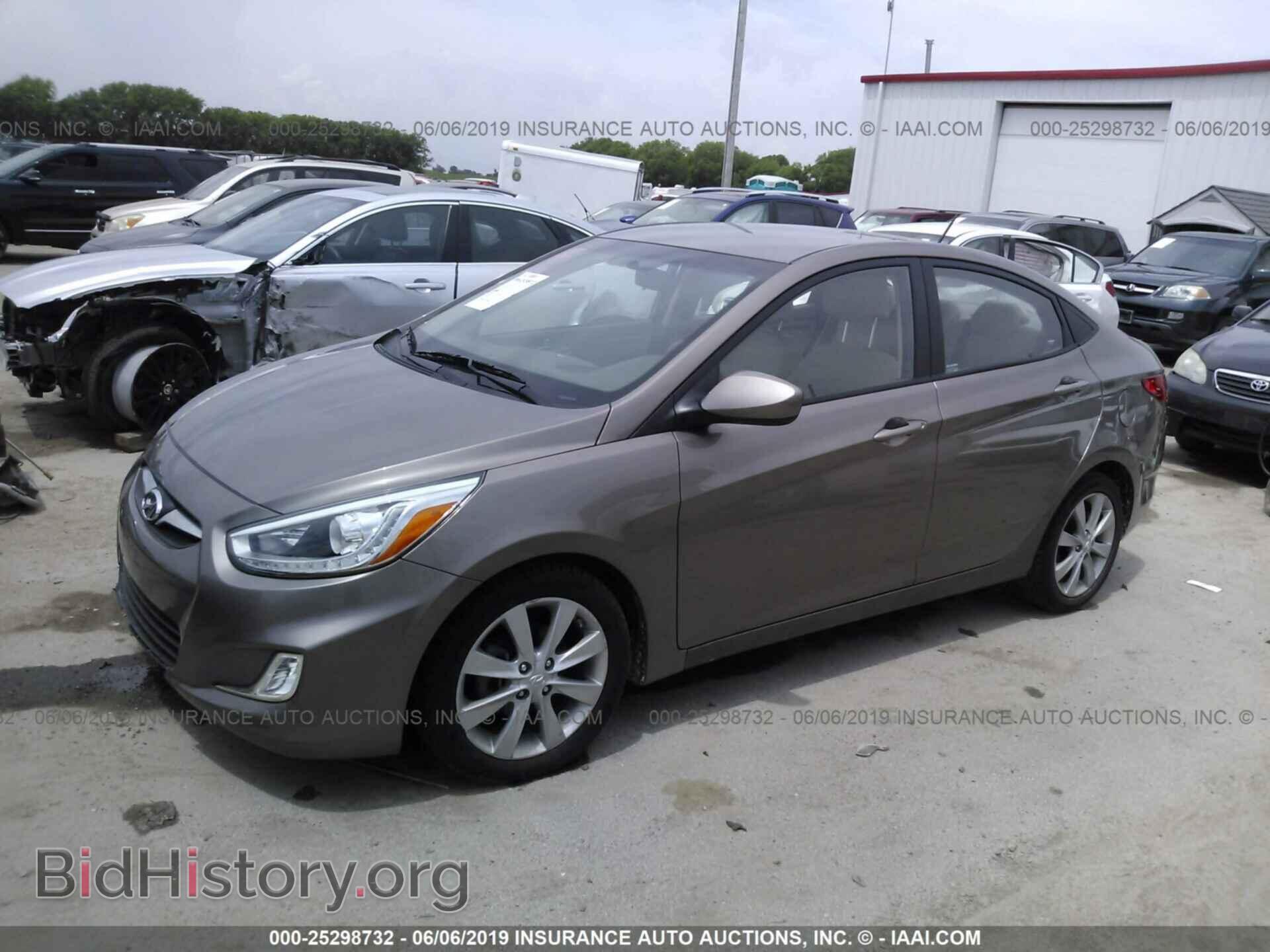 2014 HYUNDAI ACCENT - VIN: KMHCU4AE8EU754259 - Фото 2