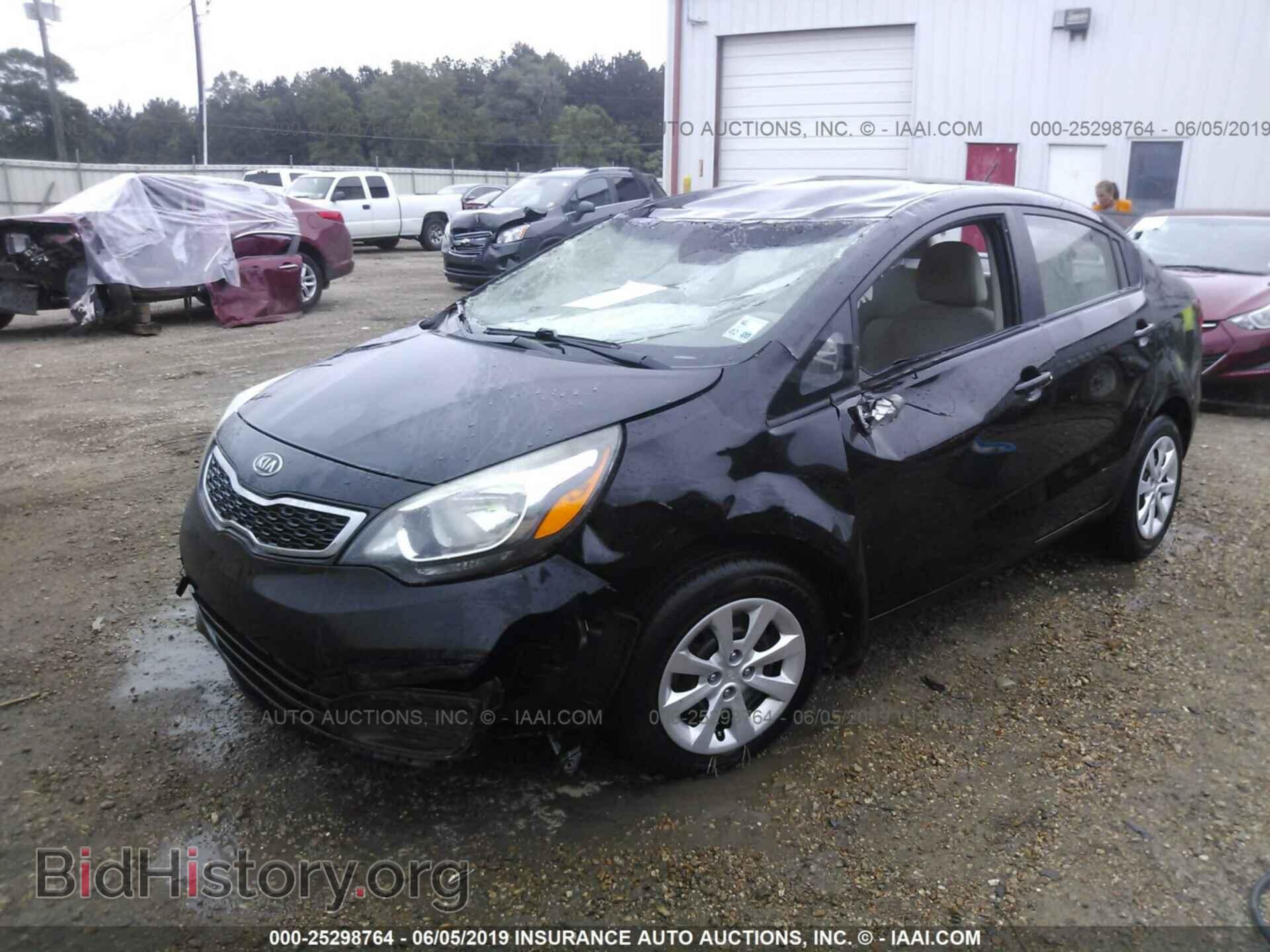 2012 KIA RIO - VIN: KNADN4A32C6047712 - Фото 2