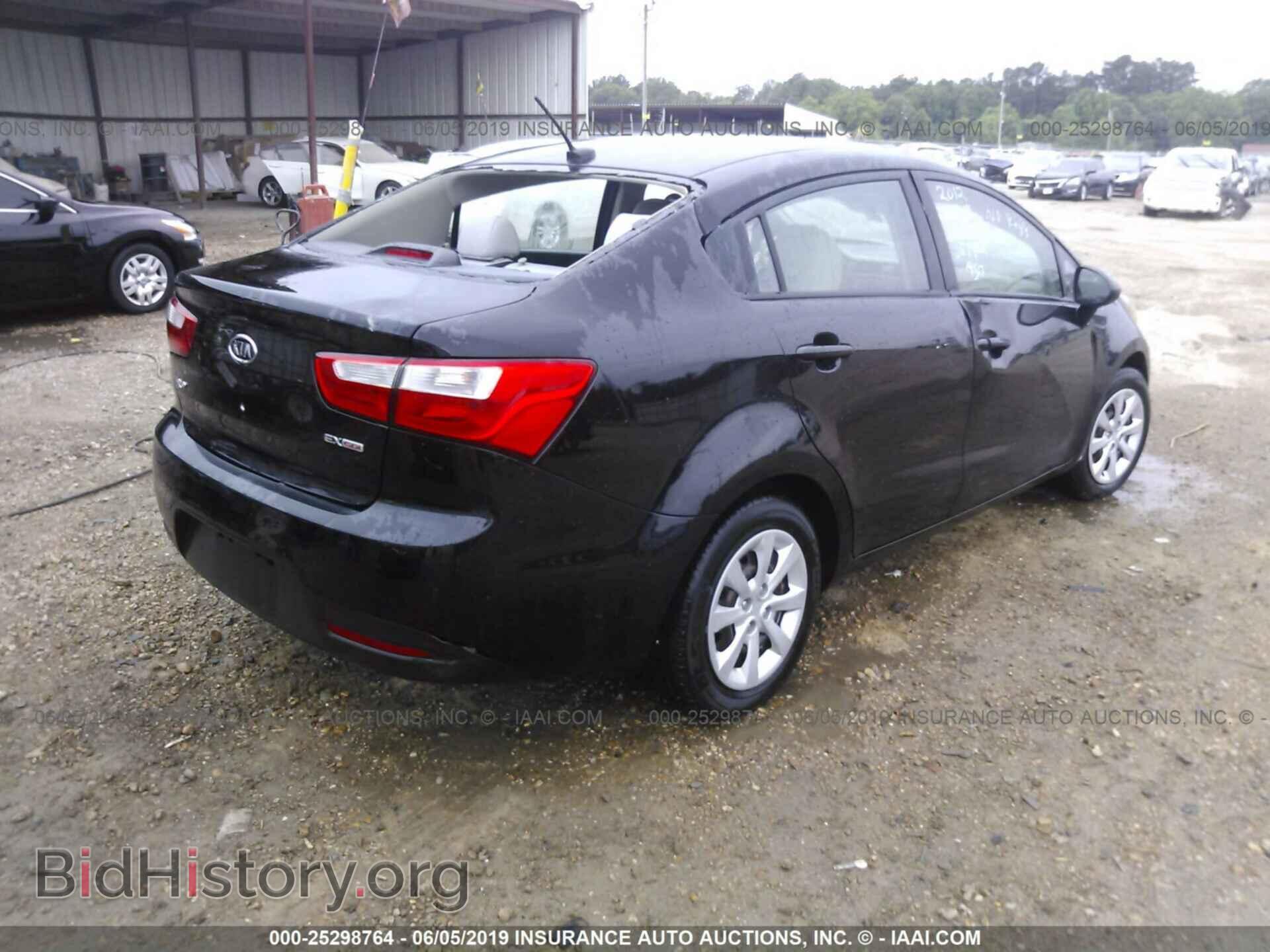2012 KIA RIO - VIN: KNADN4A32C6047712 - Фото 4