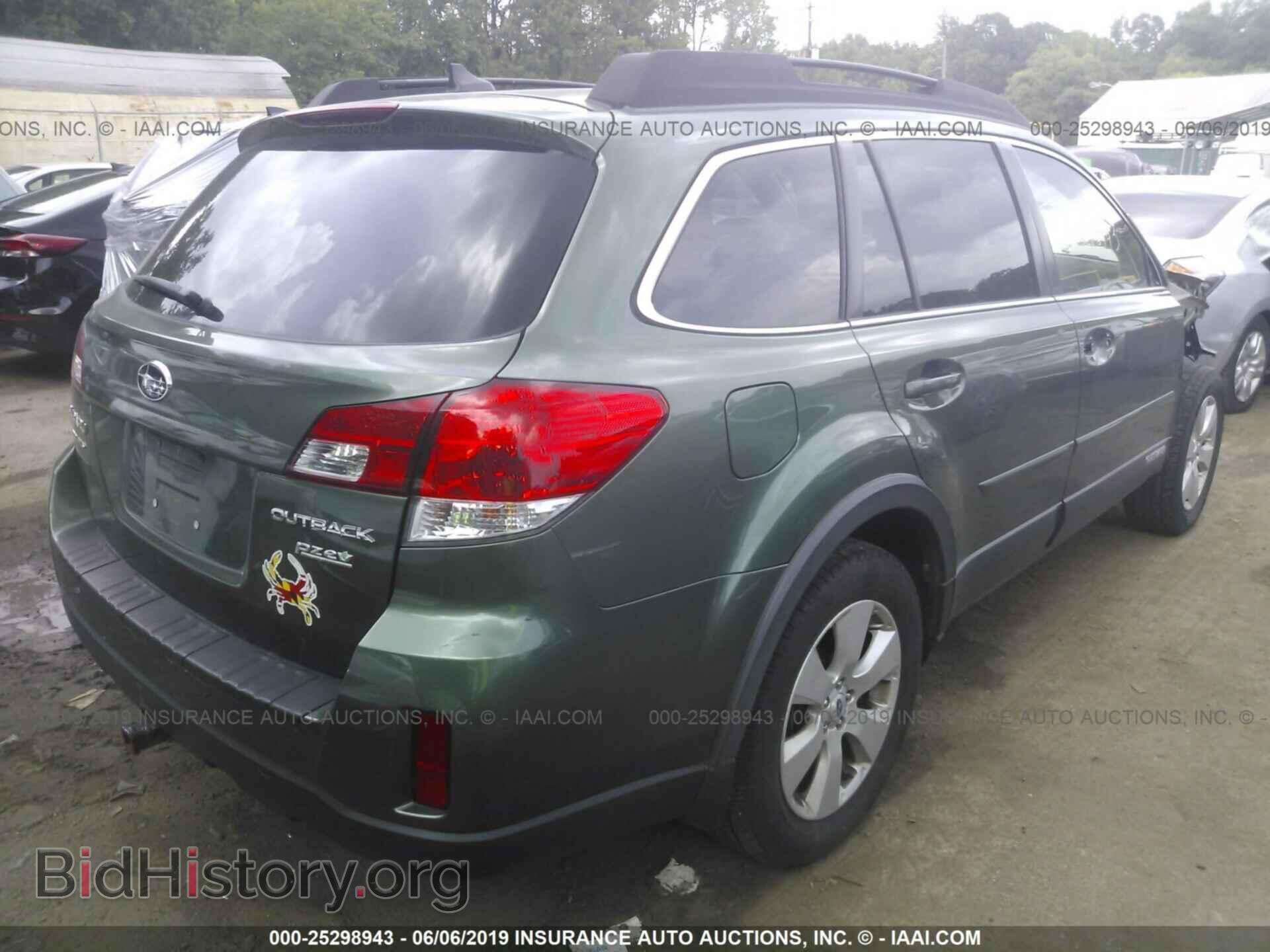 2012 SUBARU OUTBACK - VIN: 4S4BRBLC8C3227256 - Фото 4